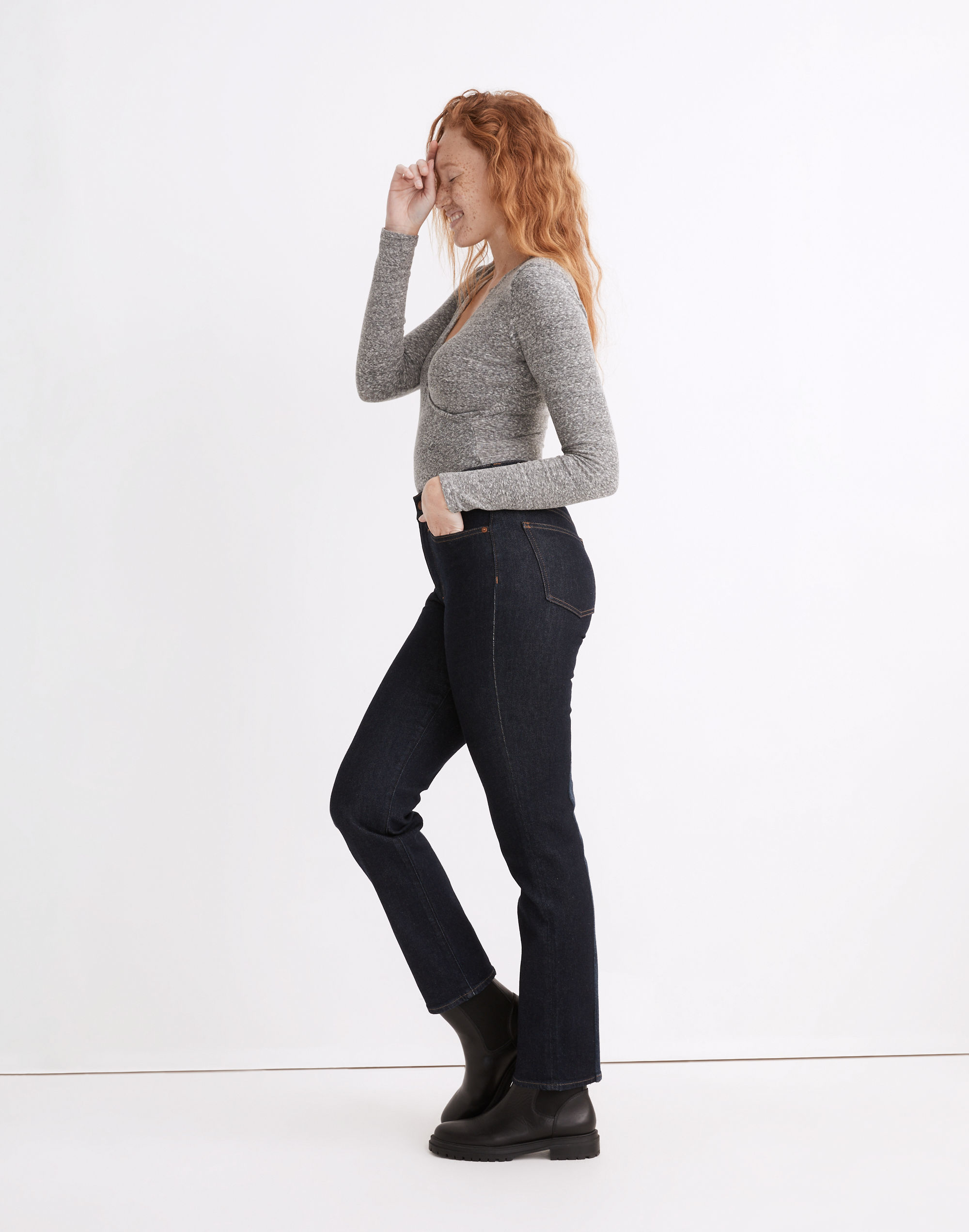 The Perfect Vintage Jean in Resin Rinse
