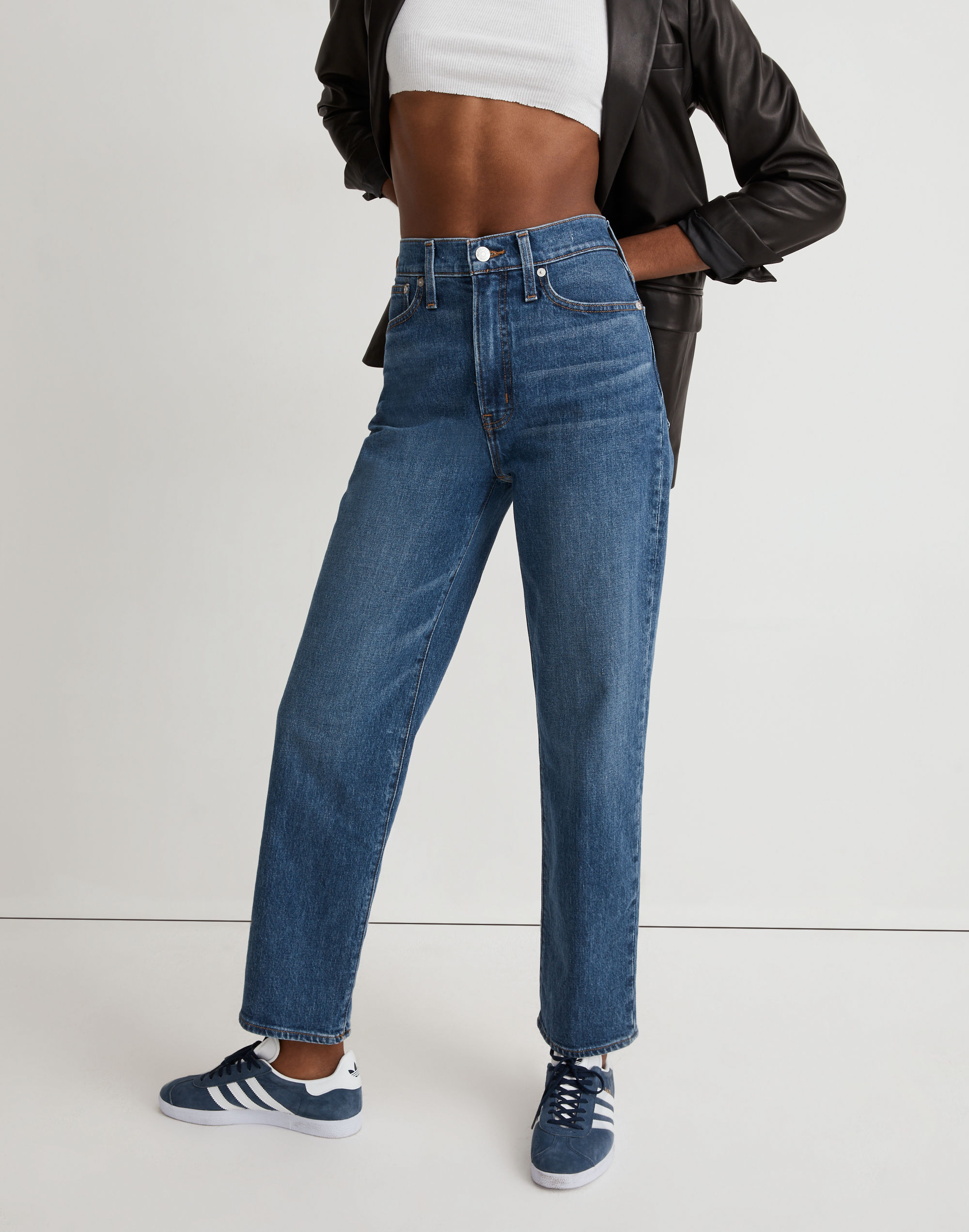 The Perfect Vintage Straight Jean in Mayfield Wash