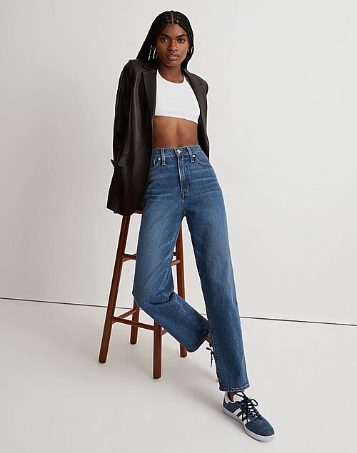 The Perfect Vintage Straight Jean in Mayfield Wash