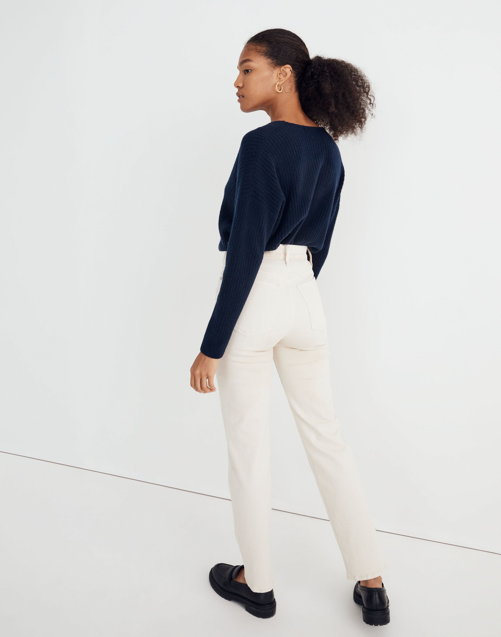 The Tall Perfect Vintage Straight Jean in Vintage Canvas Wash