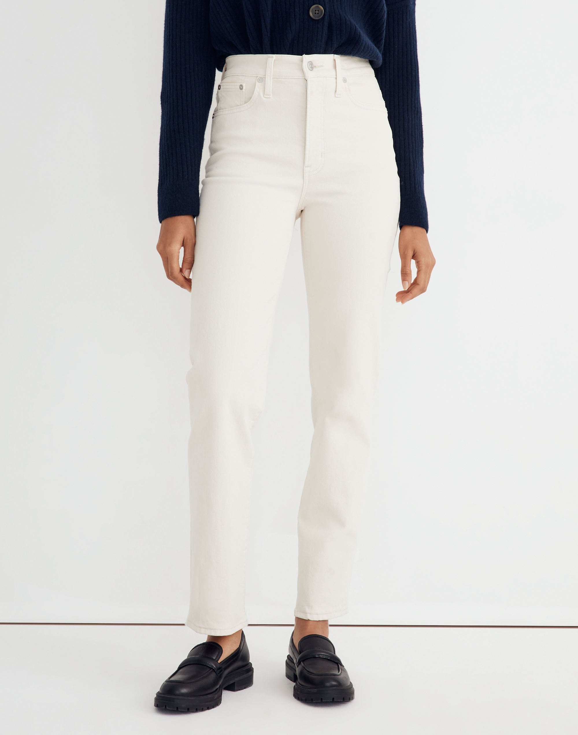 The Perfect Vintage Straight Jean in Vintage Canvas Wash