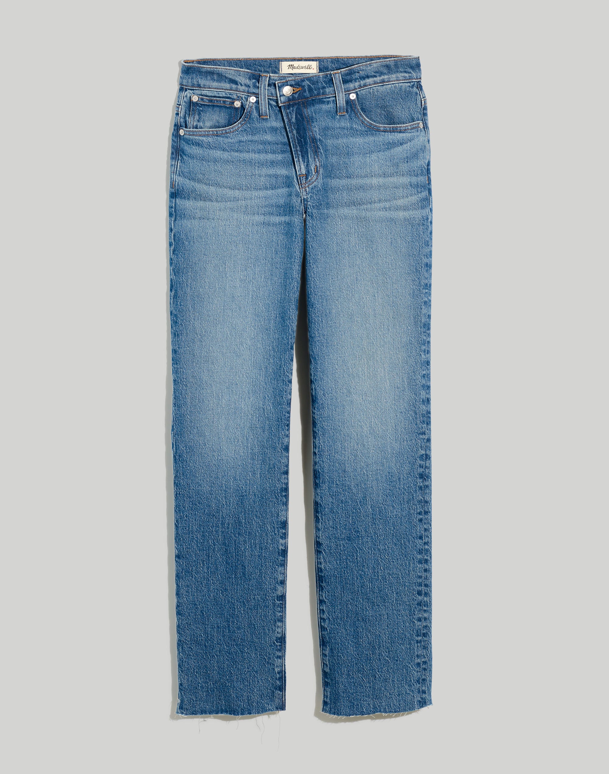 The Mid-Rise Perfect Vintage Straight Jean in Edgerton Wash: Criss Cross Edition