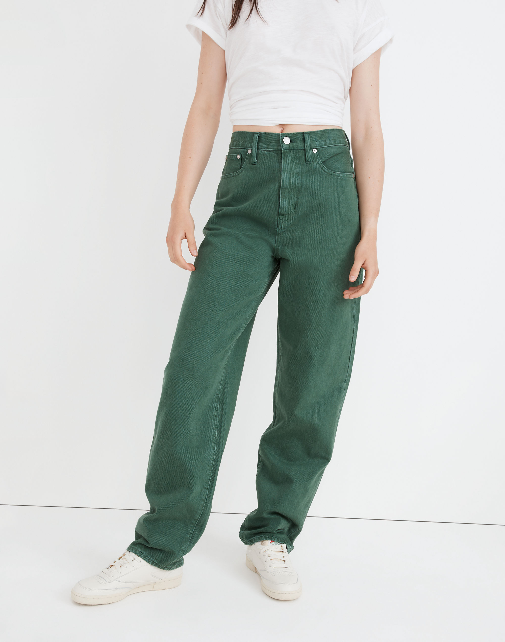 Baggy Straight Jeans: Garment-Dyed Edition