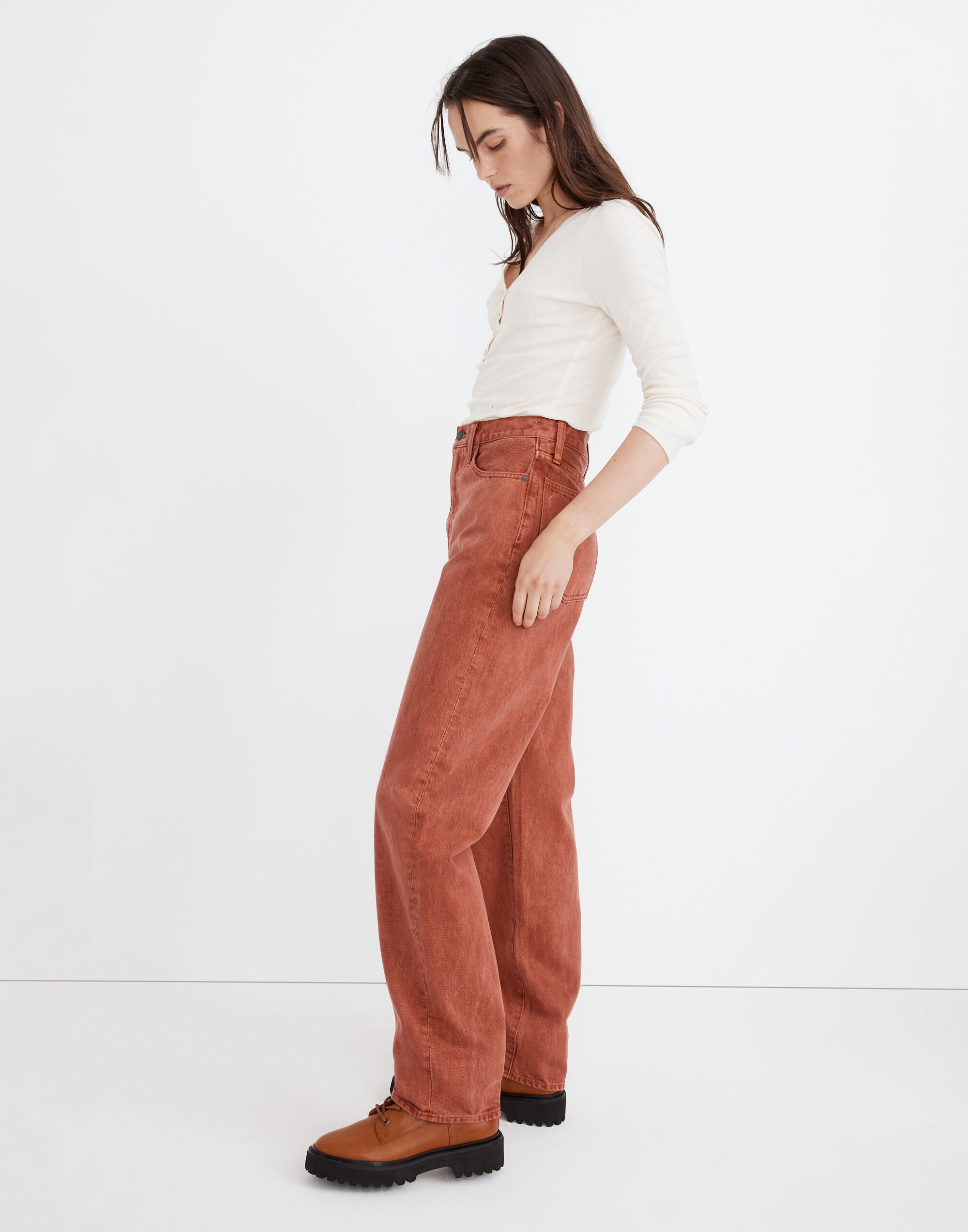 Baggy Straight Jeans: Garment-Dyed Edition