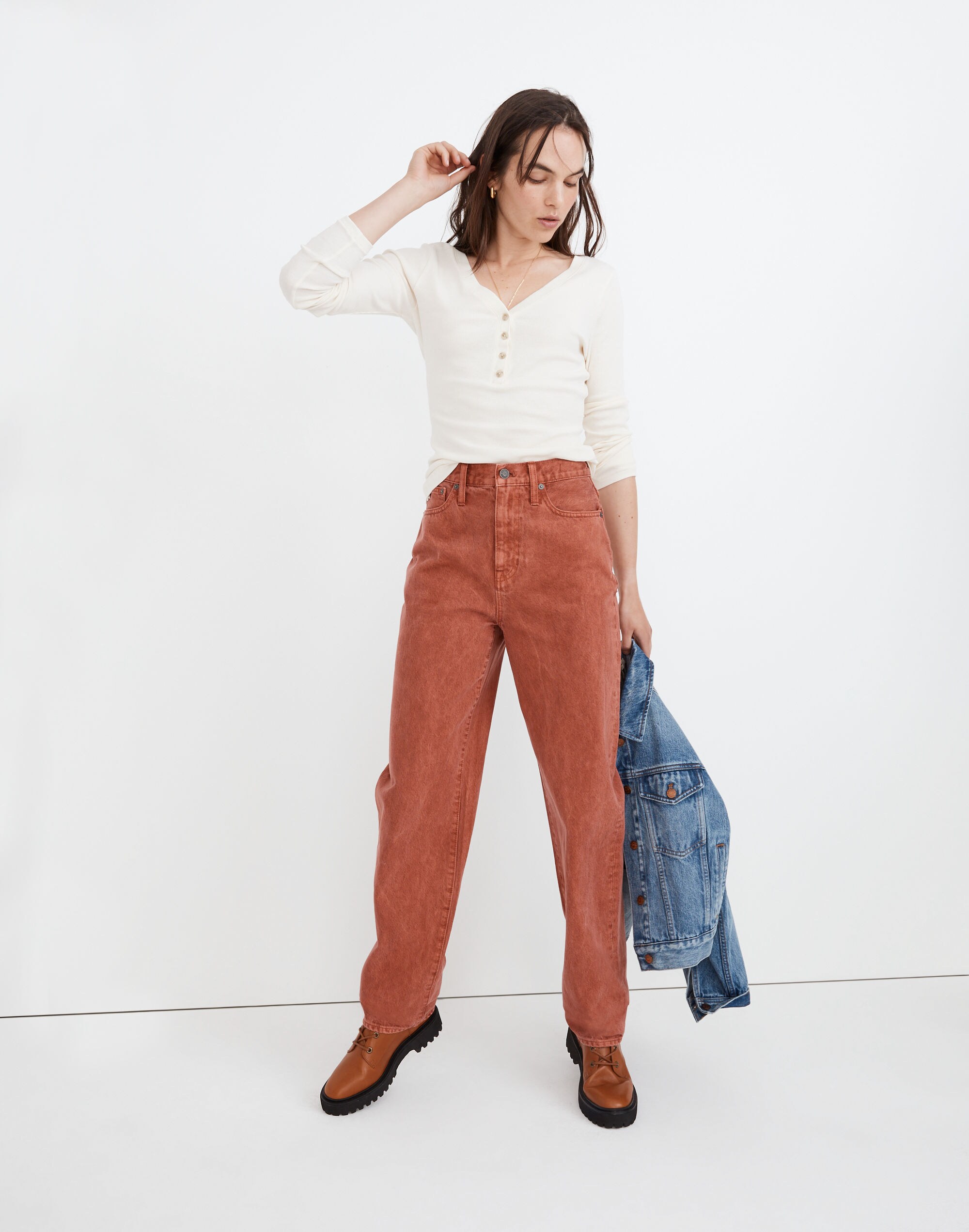 Baggy Straight Jeans: Garment-Dyed Edition