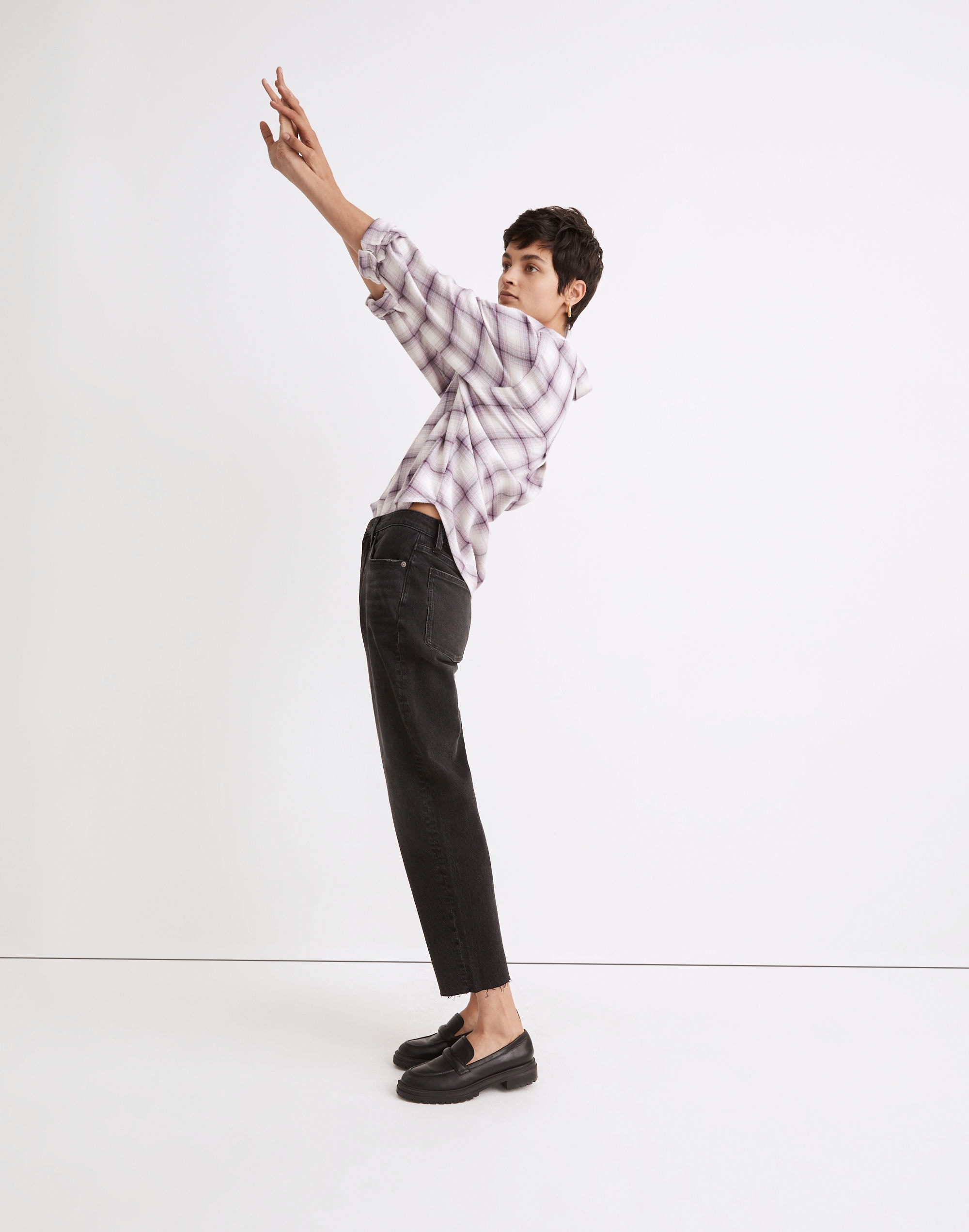 Balloon Jeans in Biscayne Wash: Raw-Hem Edition