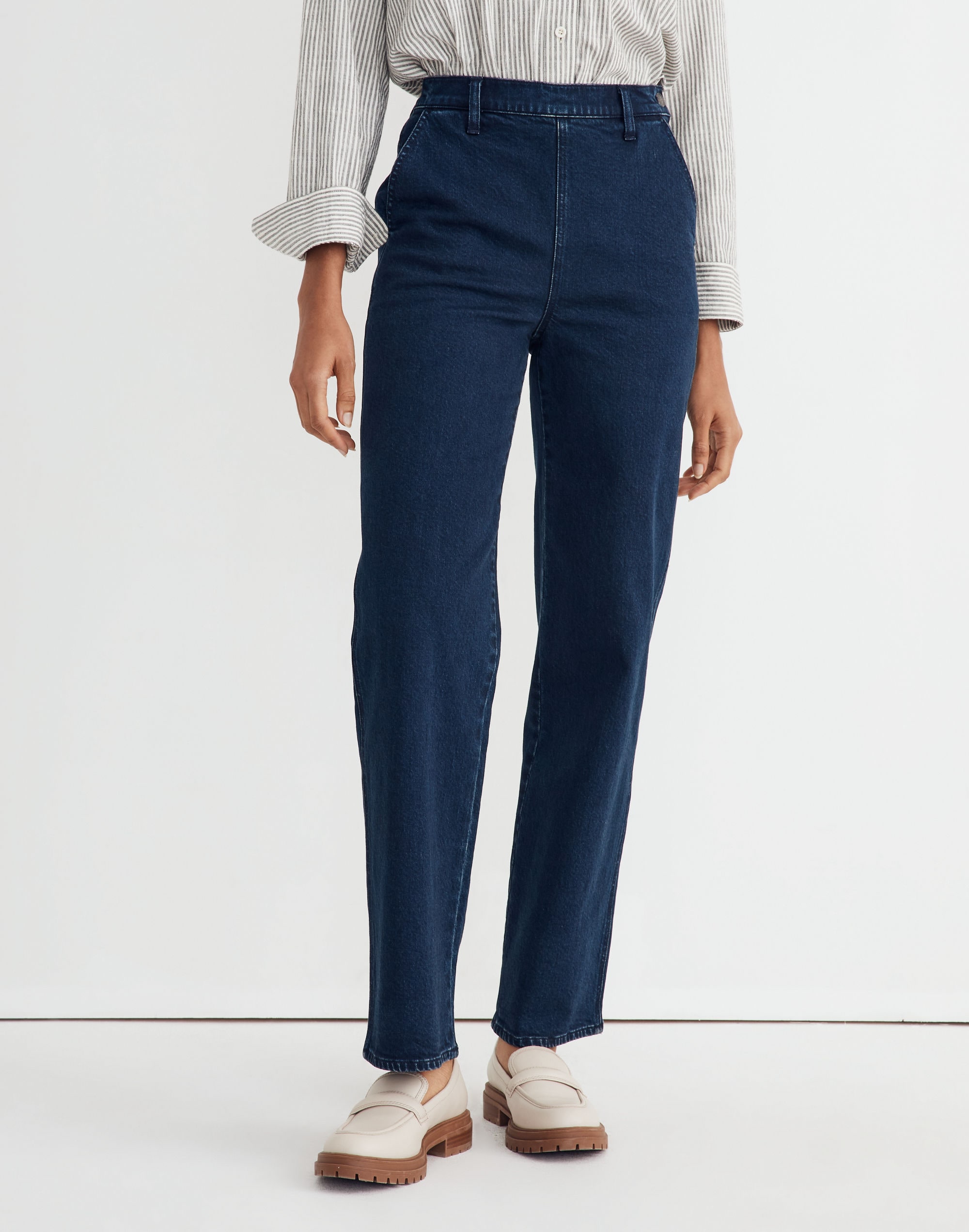 The Perfect Vintage Wide-Leg Jean in Bradley Wash: Retro Edition