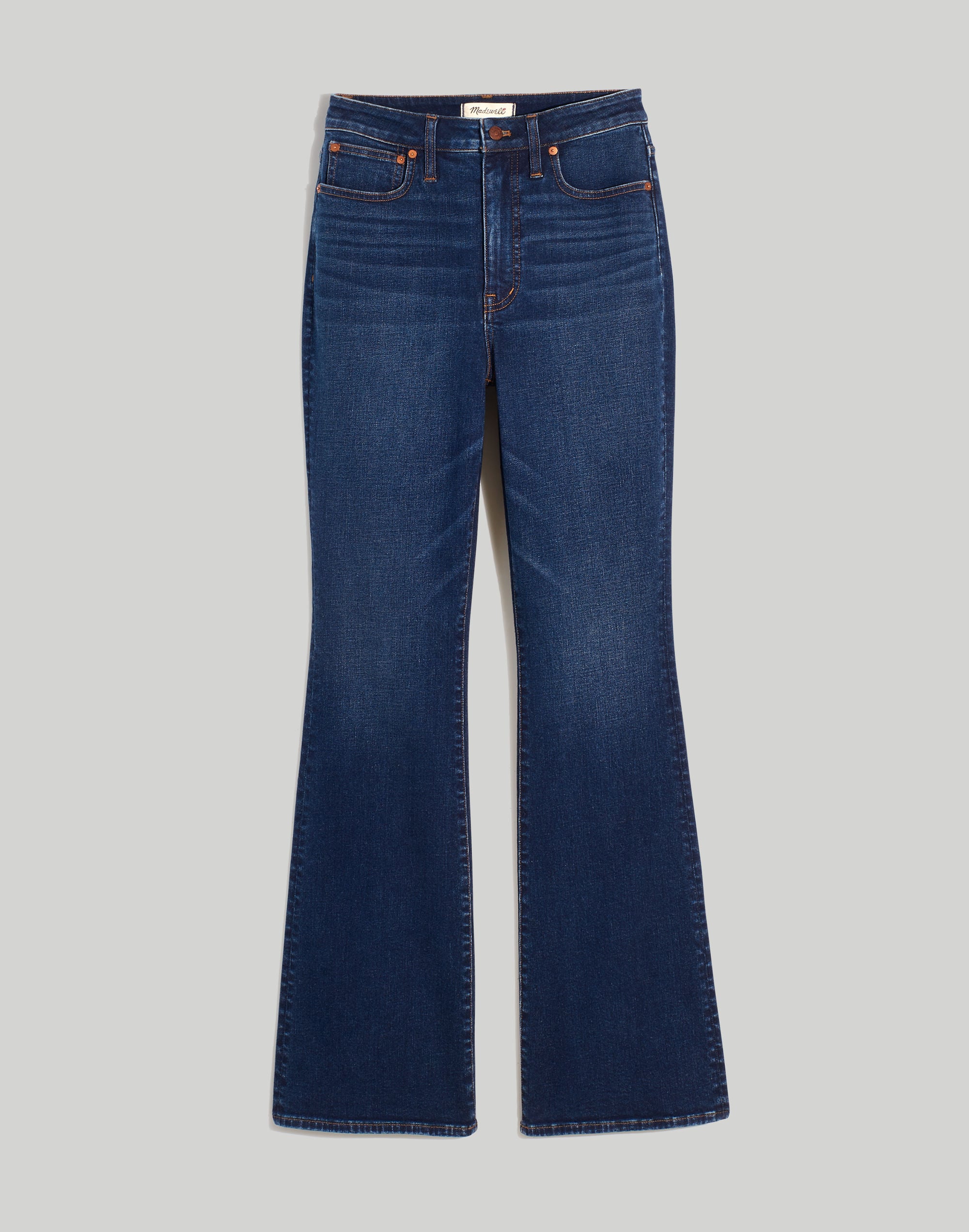 Petite Curvy Skinny Flare Jeans in Colleton Wash