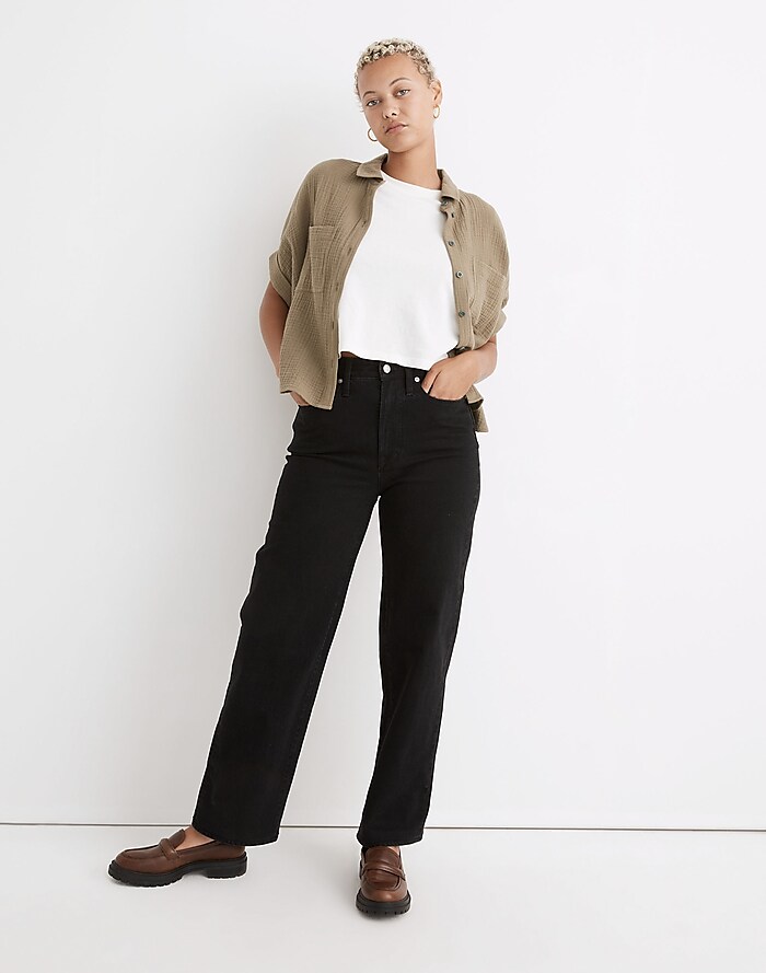 Cool Girl Chic in Wide Leg Trousers, Musings of a Curvy Lady