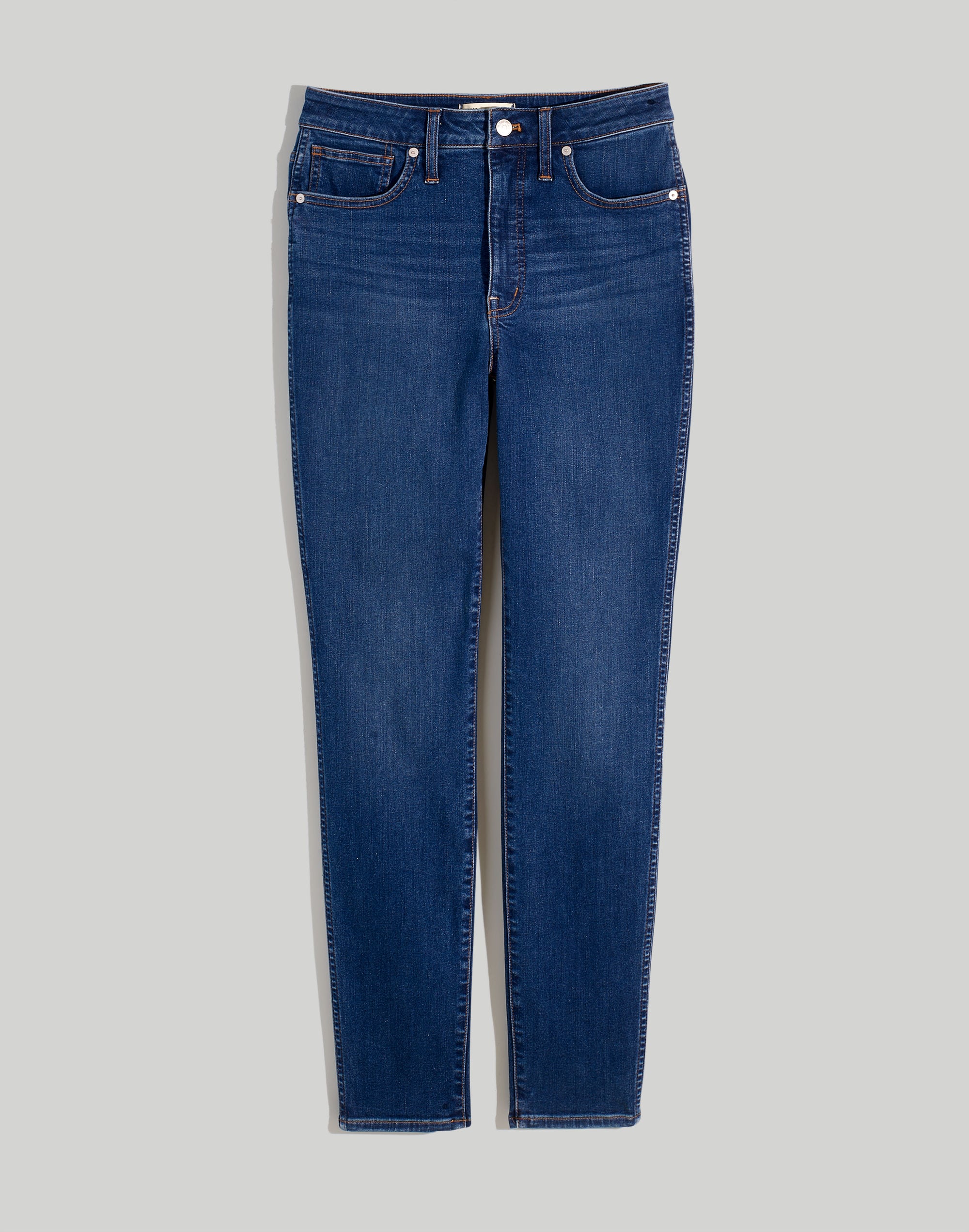 Curvy High-Rise Skinny Jeans in Coronet Wash
