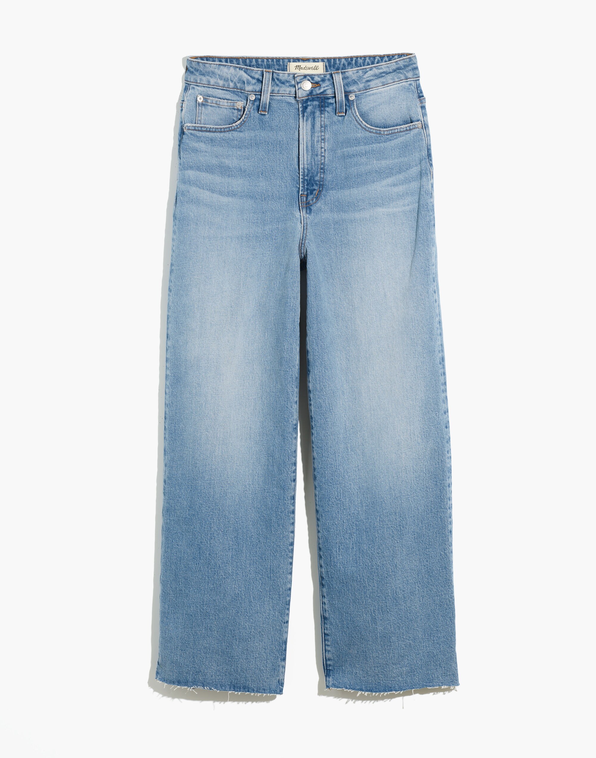 The Curvy Perfect Vintage Wide-Leg Crop Jean in Catlin Wash