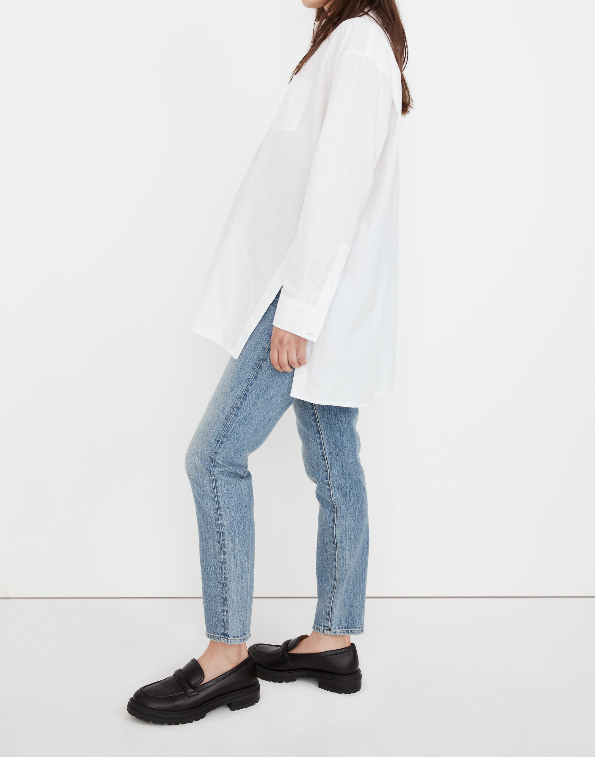 The Maternity Perfect Vintage Jean in Heathcote Wash