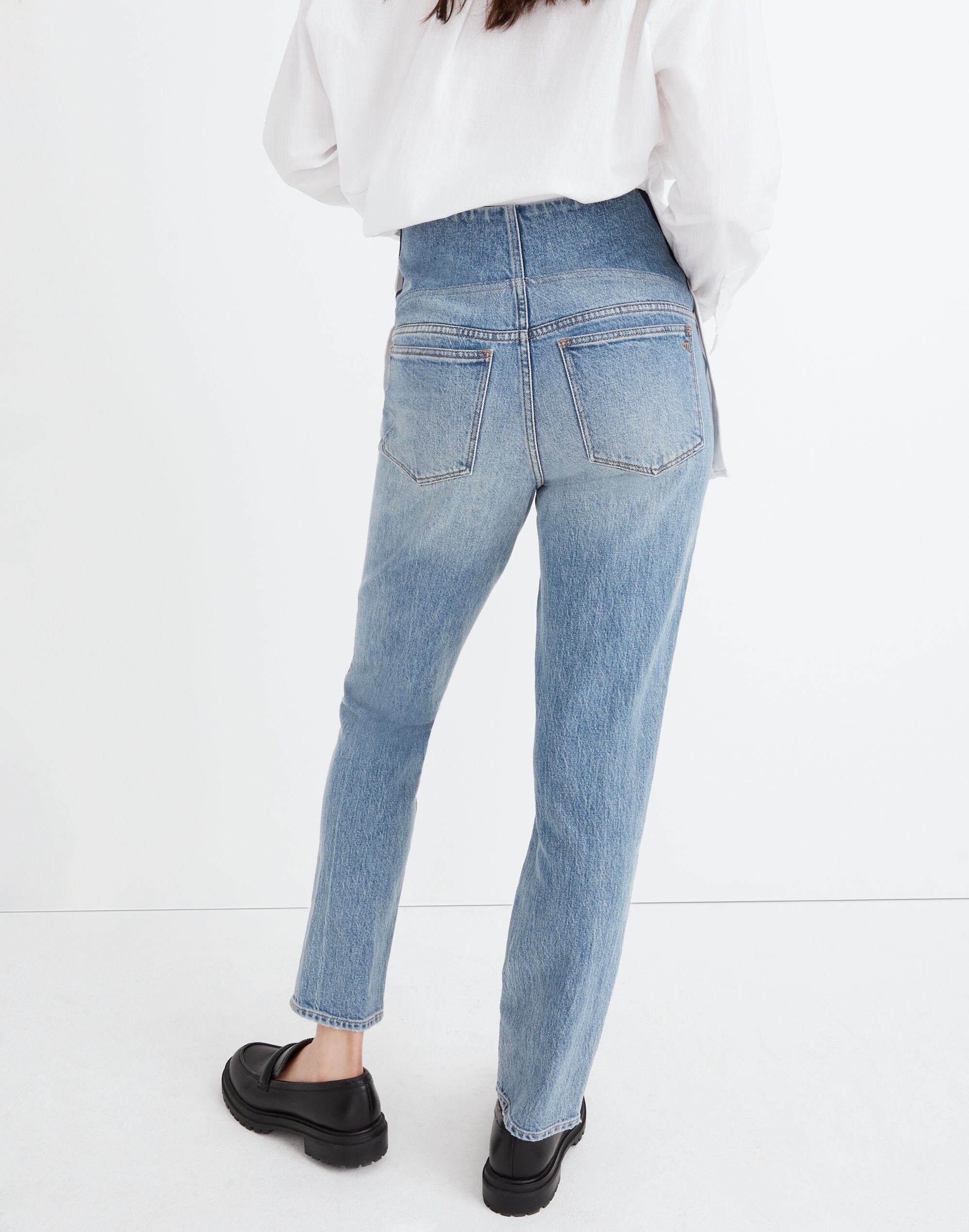 The Maternity Perfect Vintage Jean in Heathcote Wash