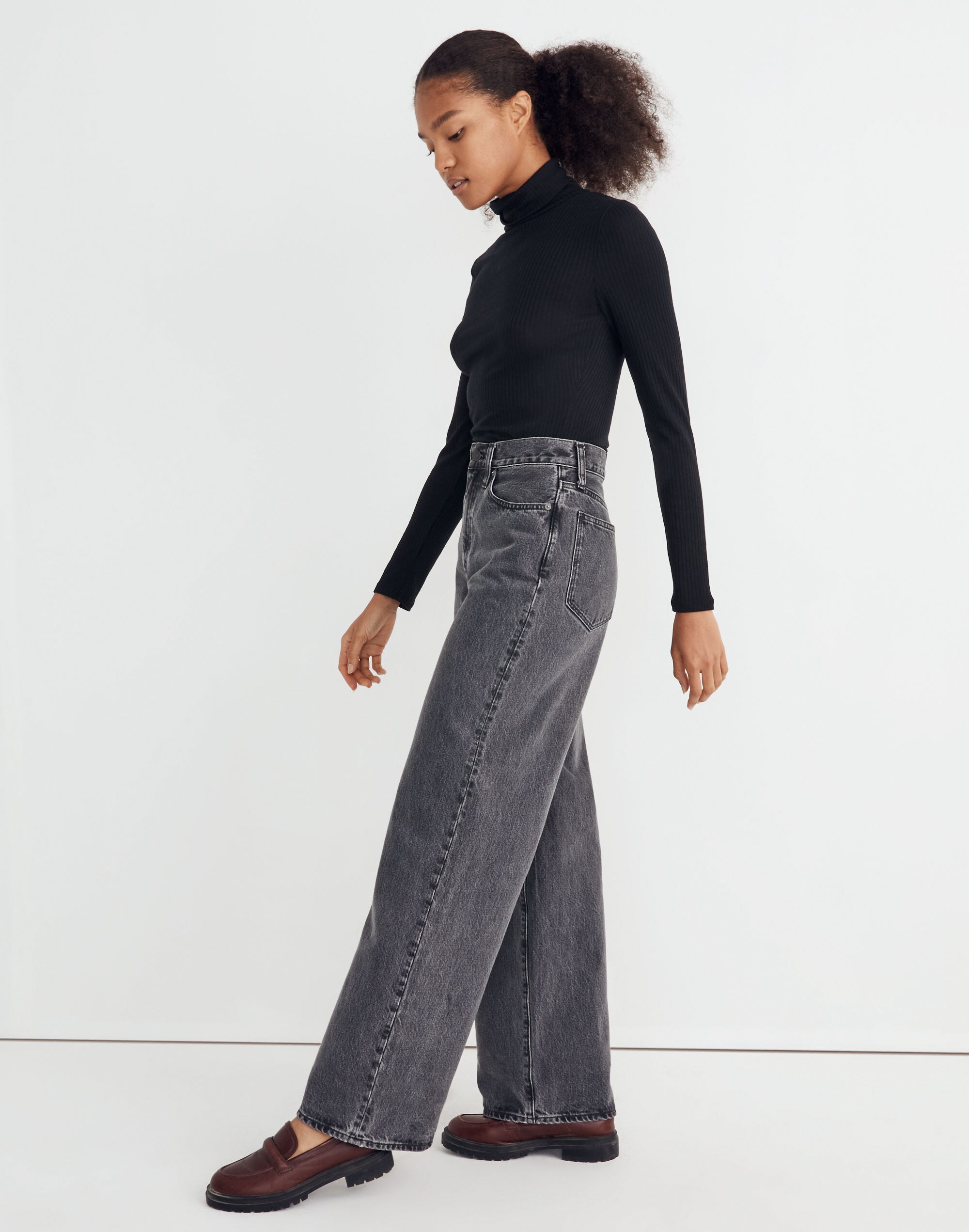 Superwide-Leg Jeans in Moreland Wash