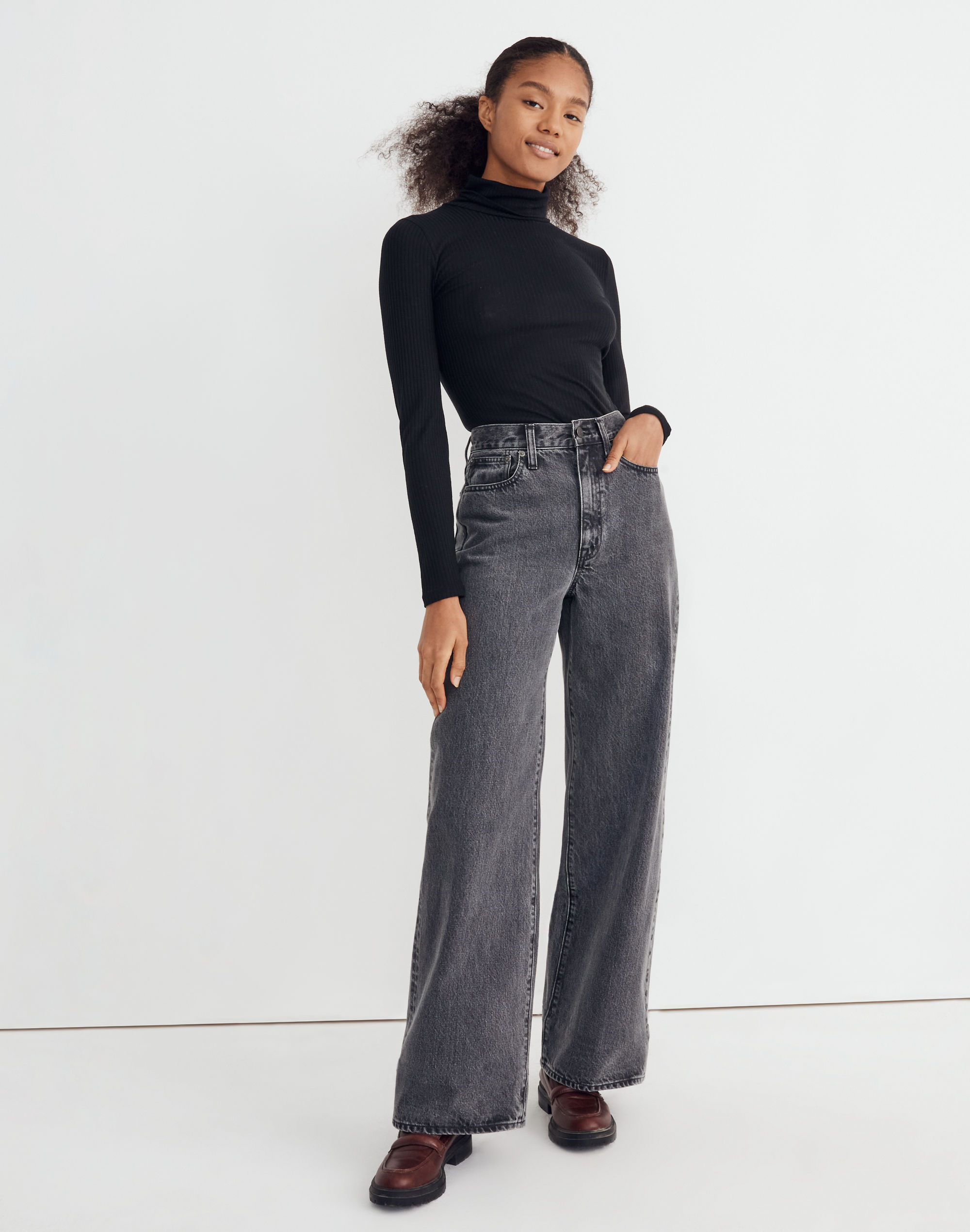 Superwide-Leg Jeans in Moreland Wash