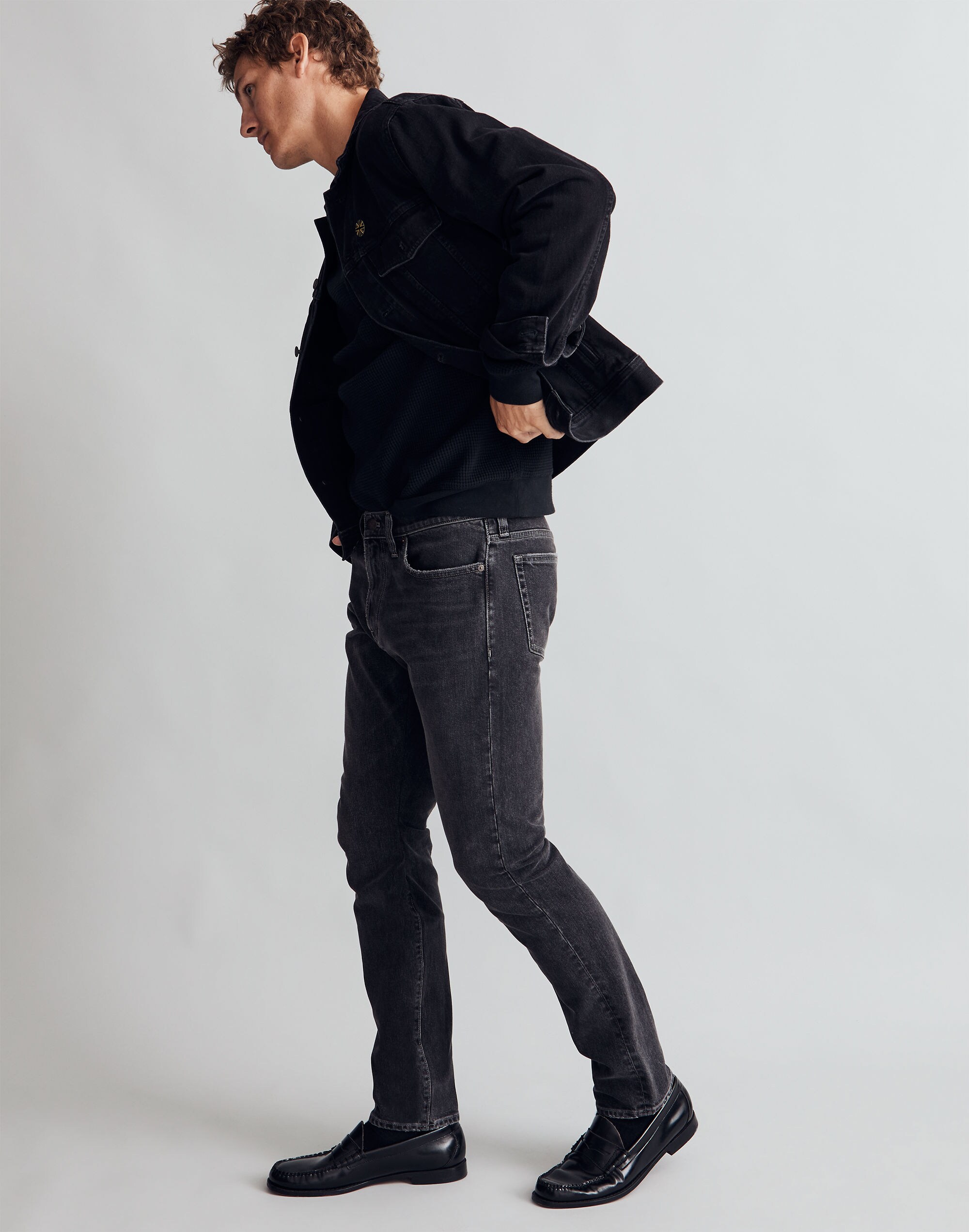 Athletic Slim Jeans in Claybook Wash