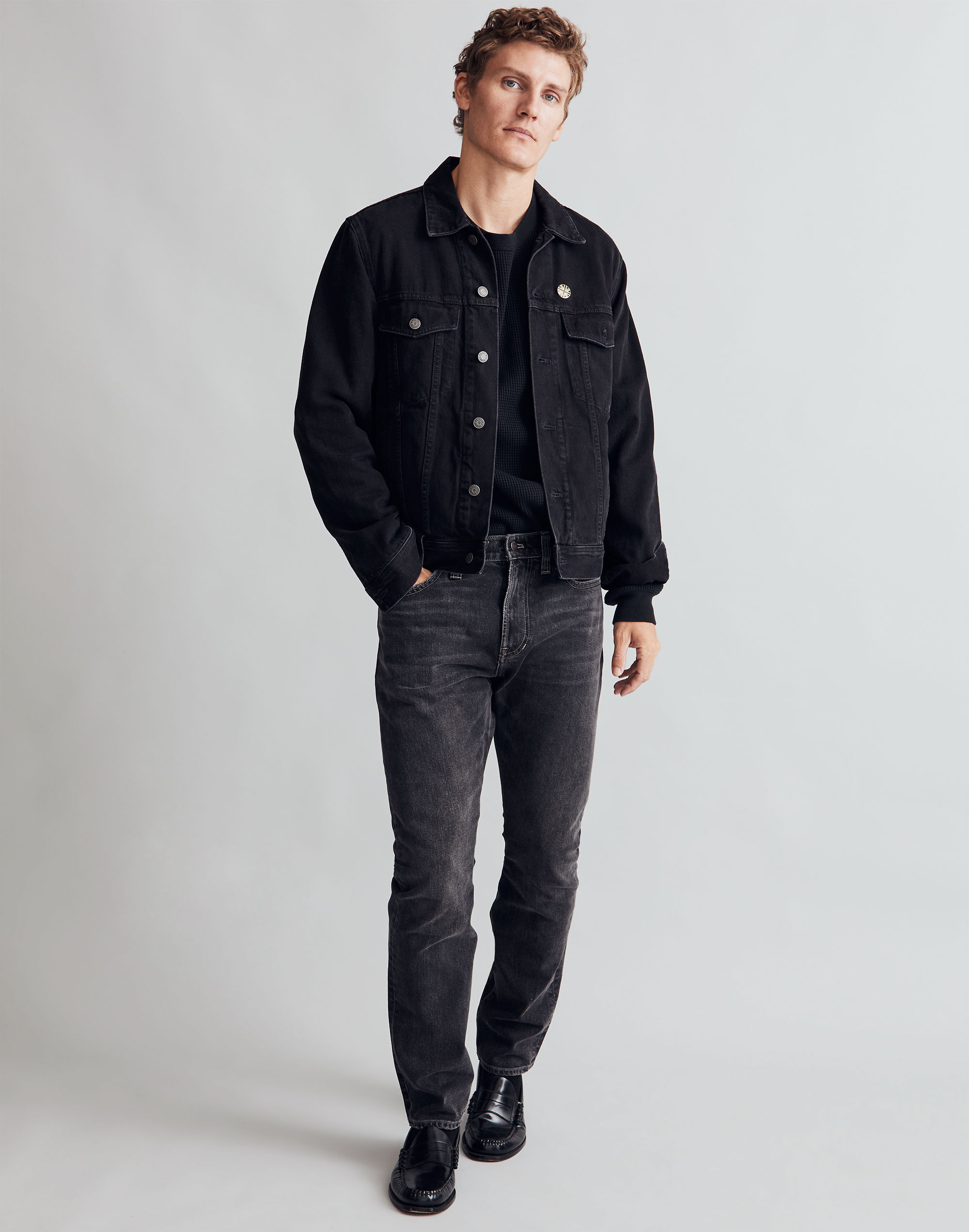 Athletic Slim Jeans in Claybook Wash