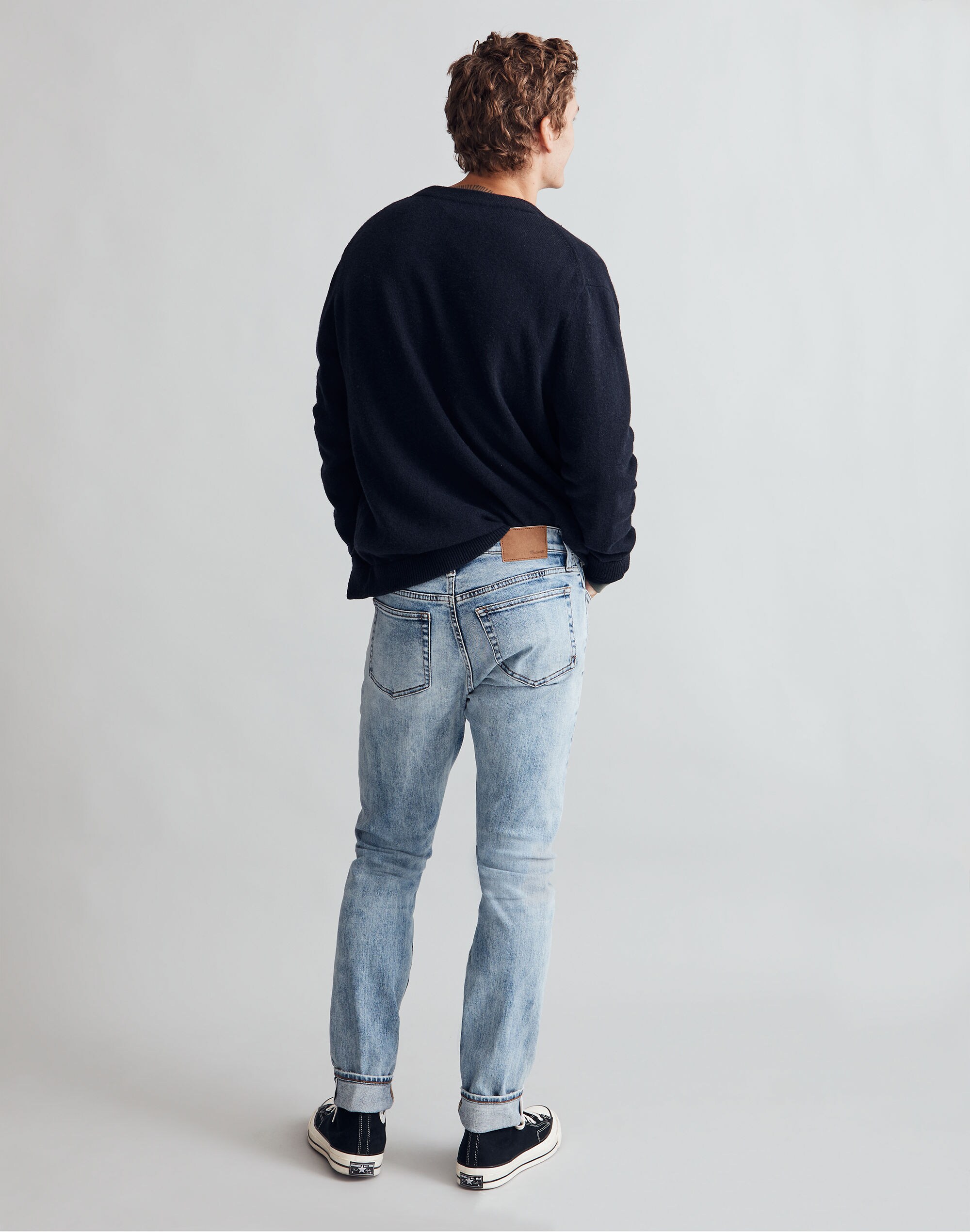 Athletic Slim Selvedge Jeans in Welton Wash
