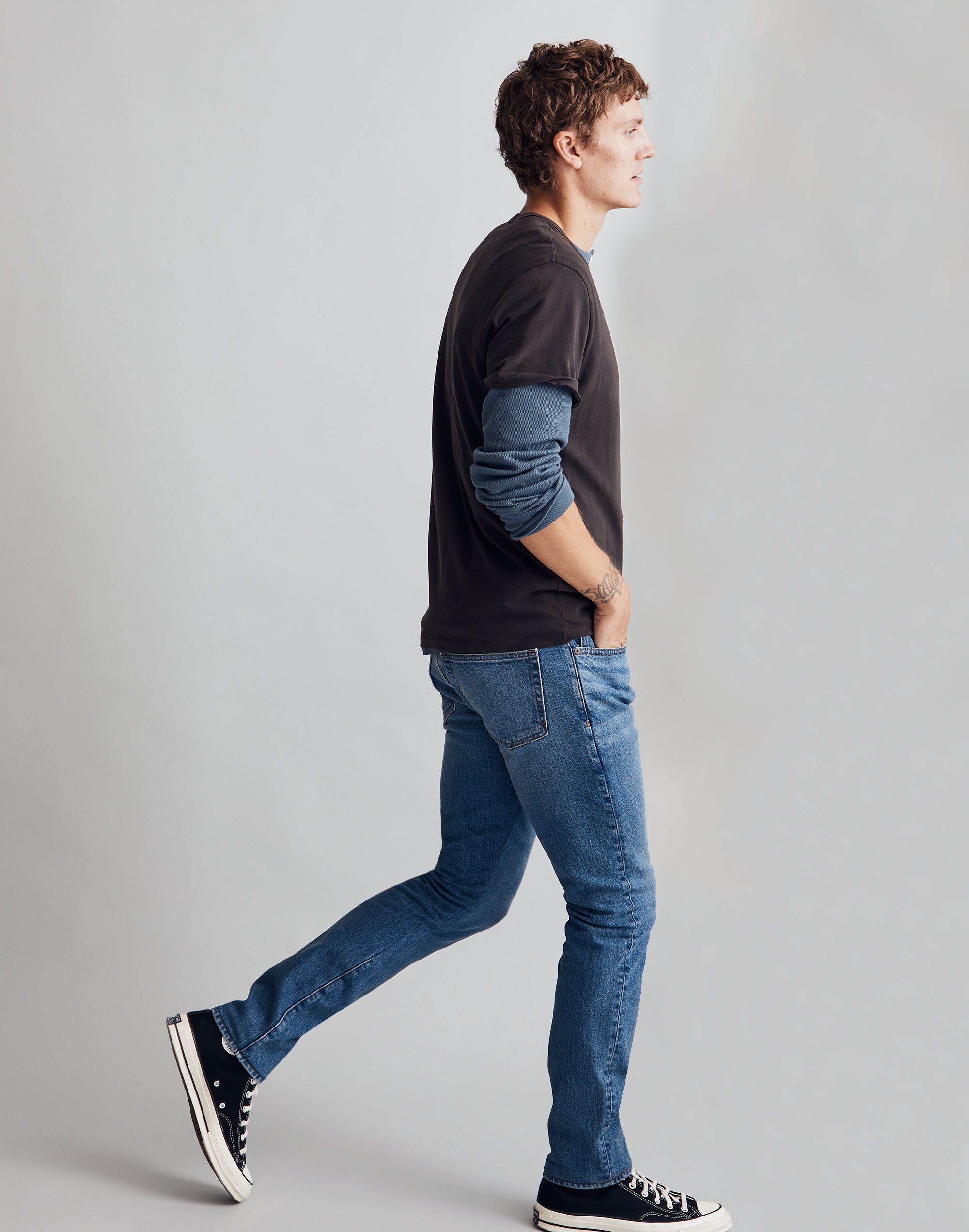 Athletic Slim Jeans in Freemont Wash