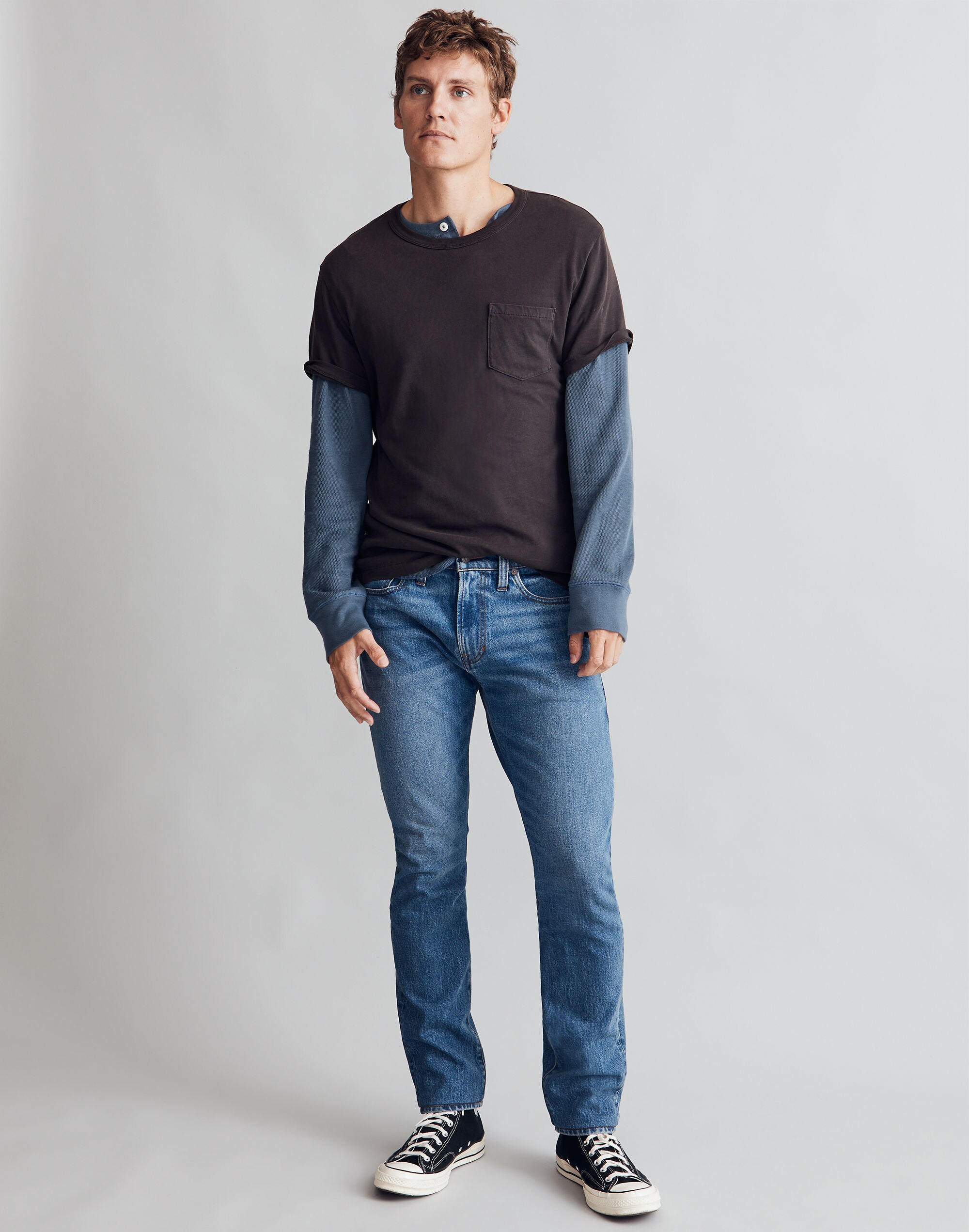 Athletic Slim Jeans in Freemont Wash
