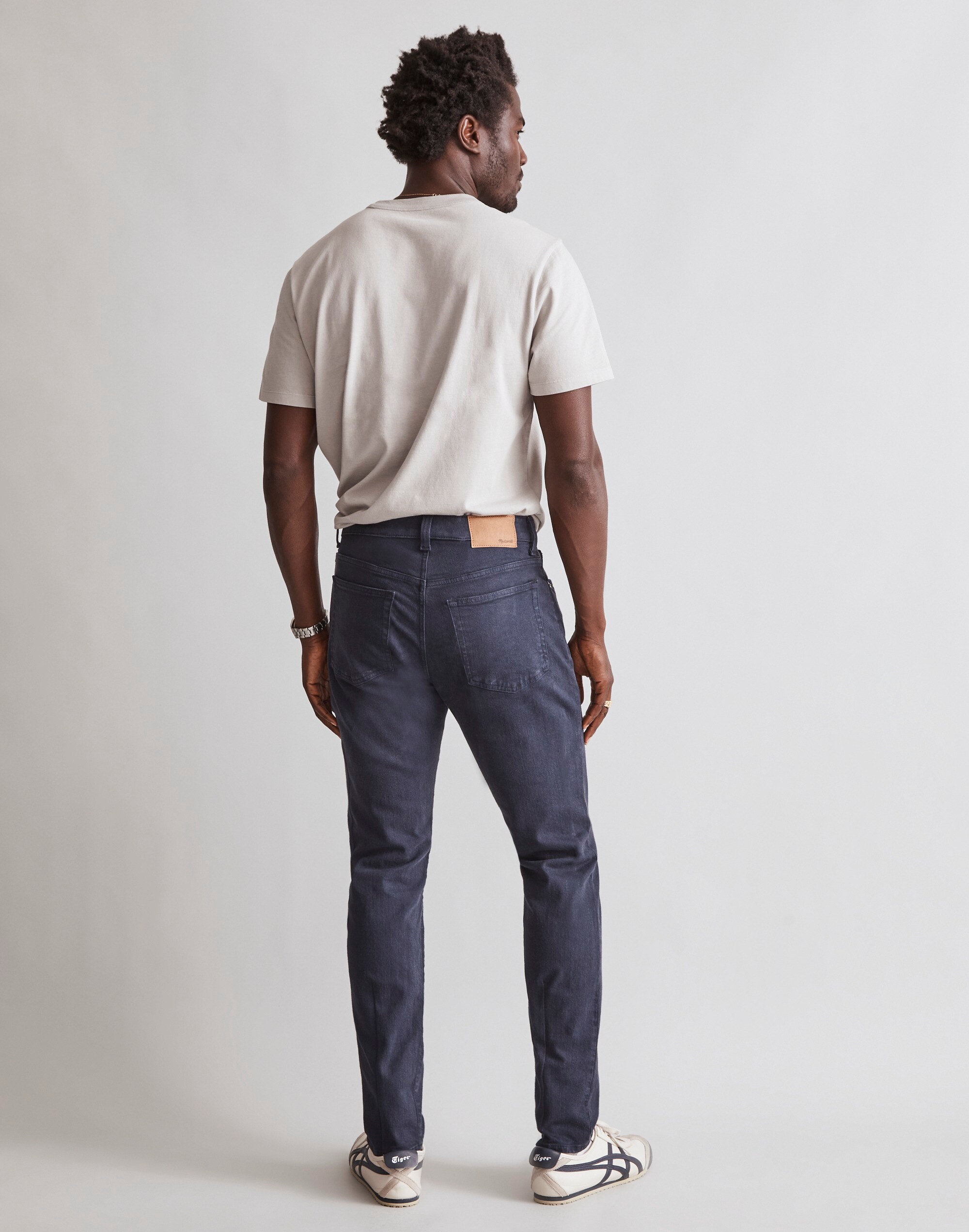 Garment-Dyed Athletic Slim Jeans | Madewell