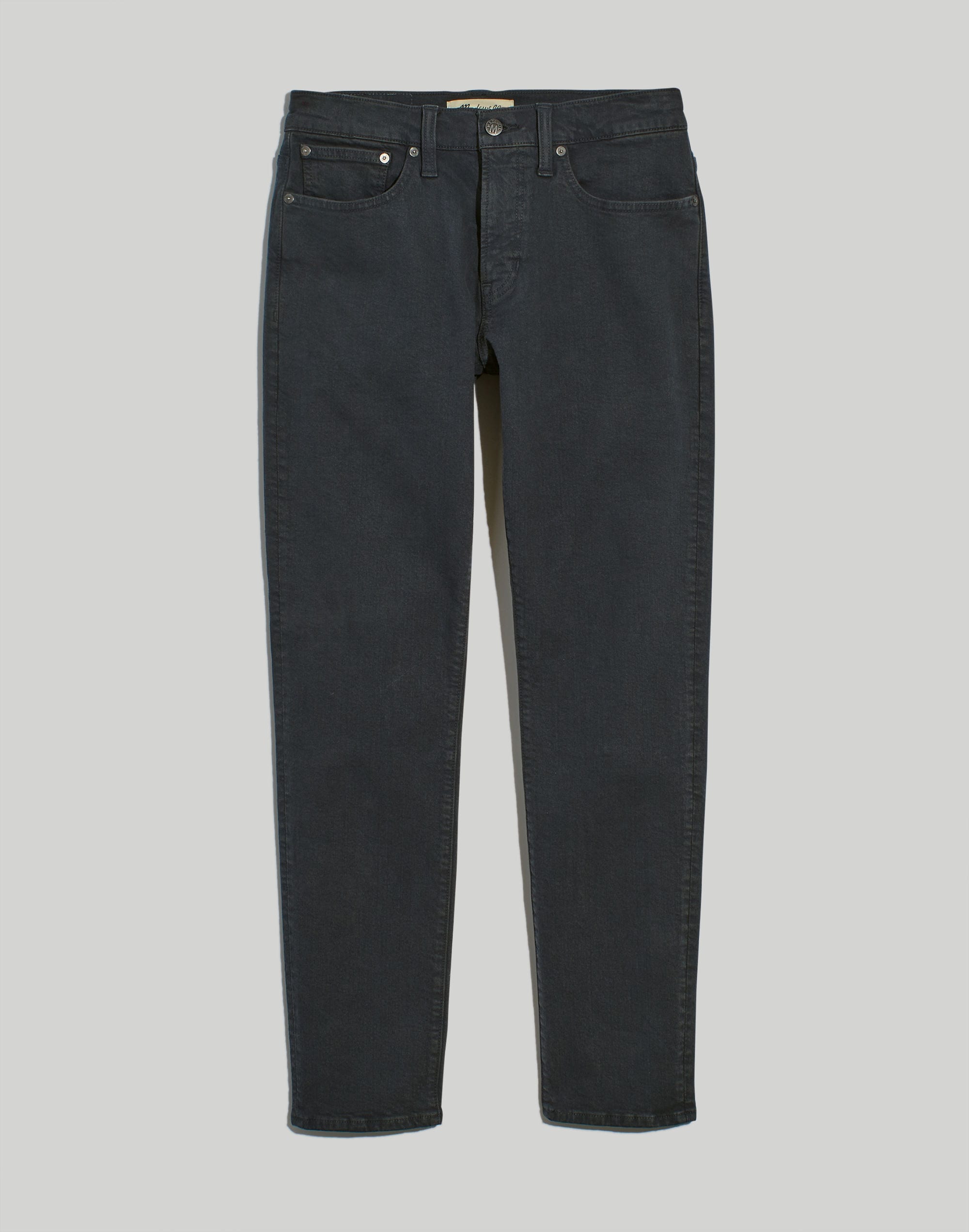 Garment-Dyed Athletic Slim Jeans