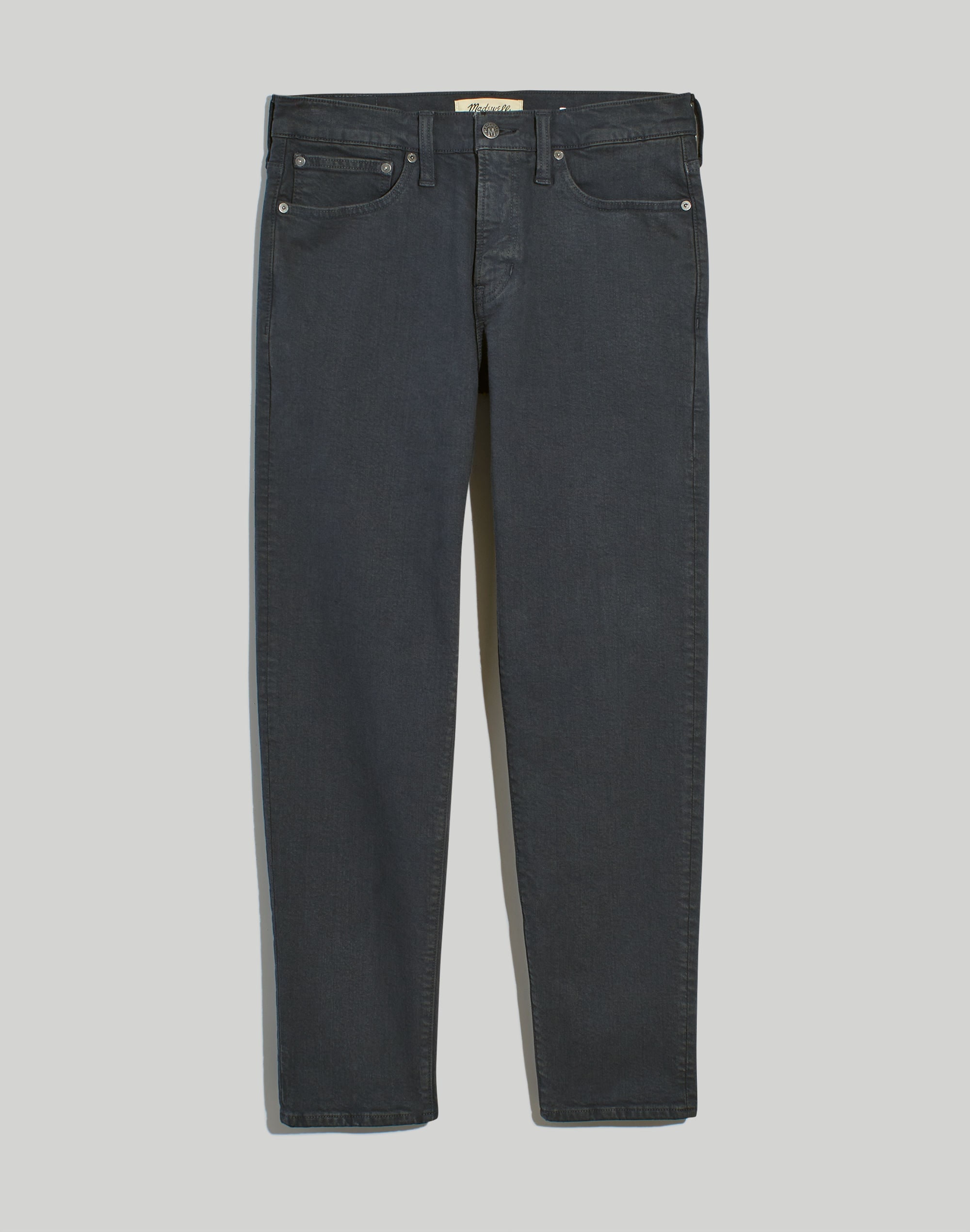 Garment-Dyed Relaxed Taper Jeans