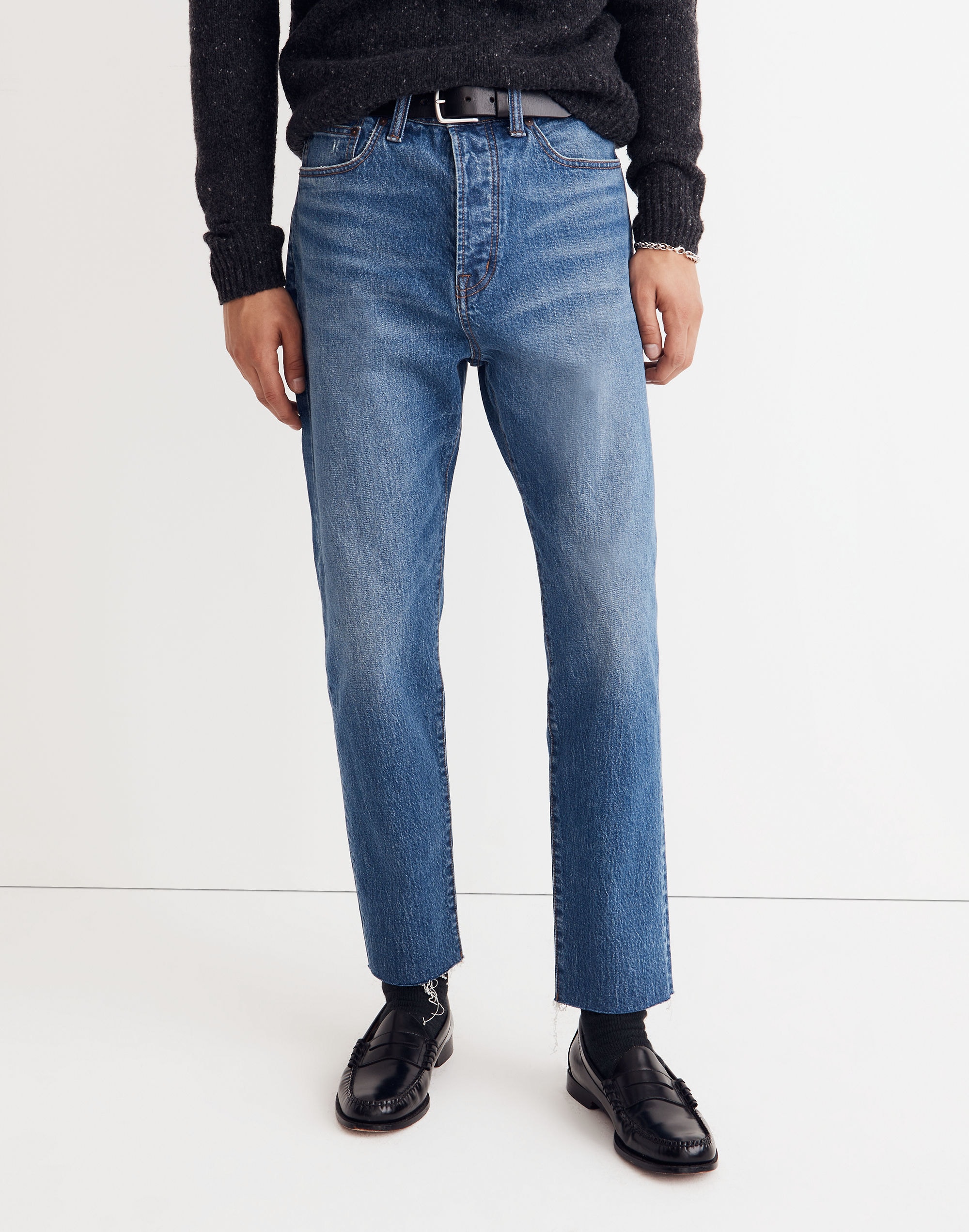 Vintage Taper Jeans in Northlane Wash: Raw Hem Edition | Madewell