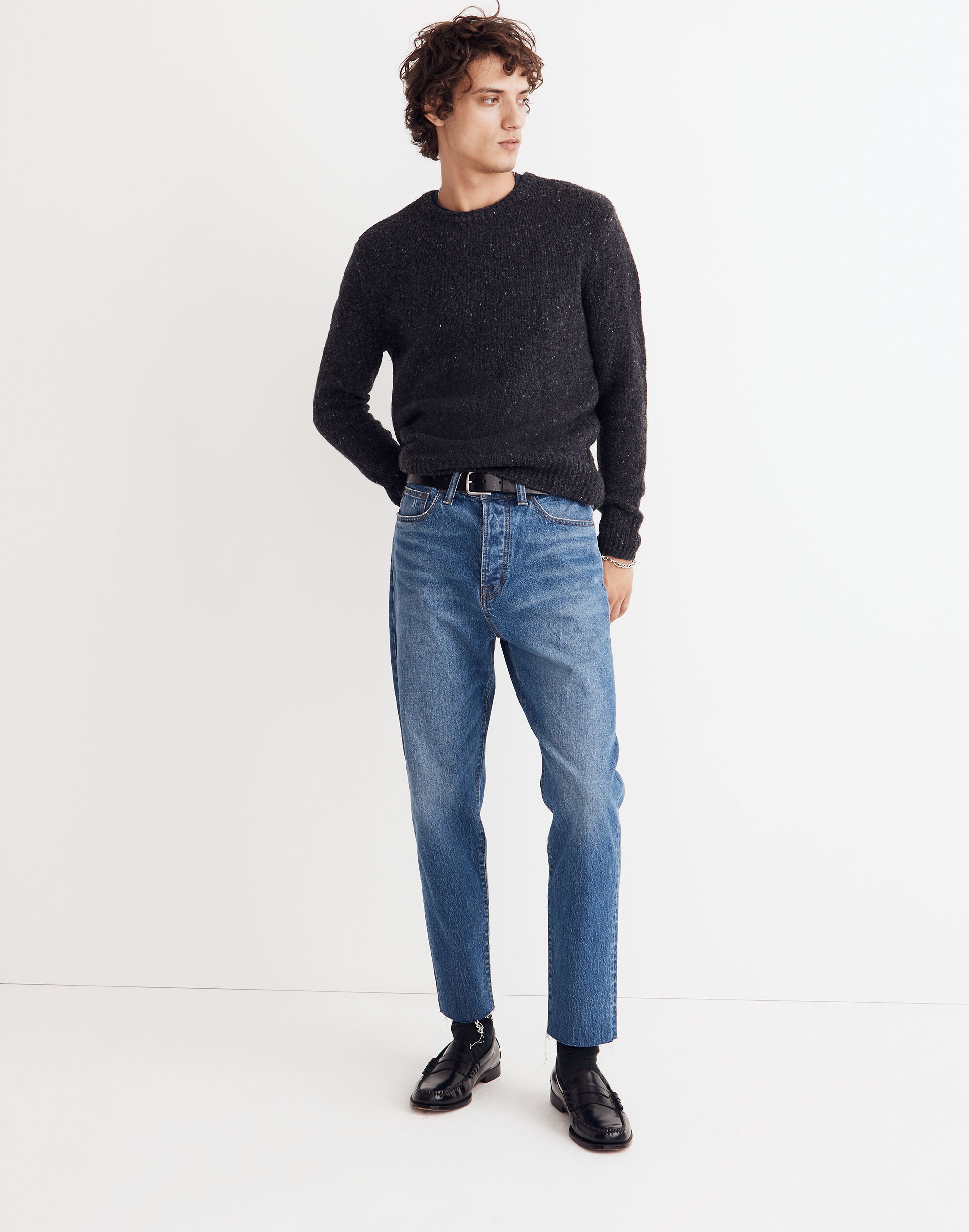 Vintage Taper Jeans in Northlane Wash: Raw Hem Edition | Madewell