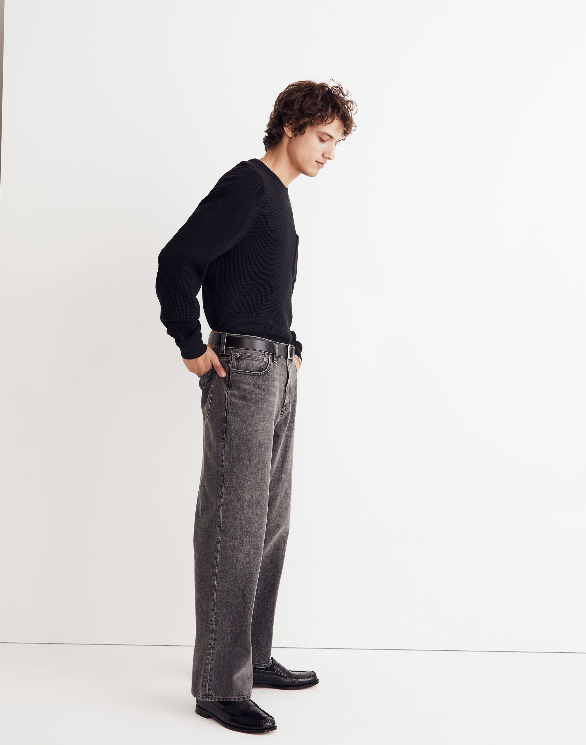 Vintage Baggy Jeans in Woodford Wash