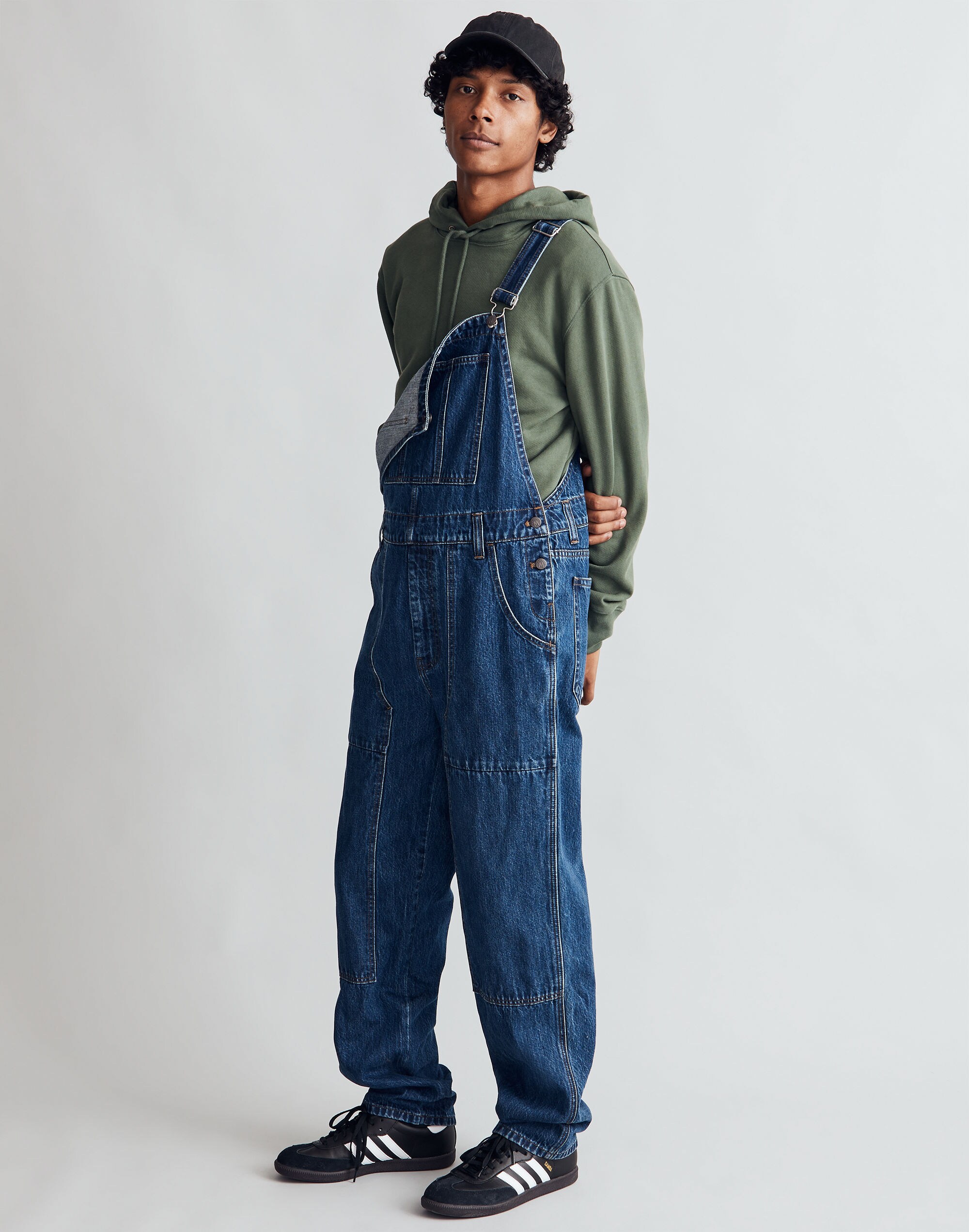 Denim Workwear Overalls in Raymont Wash