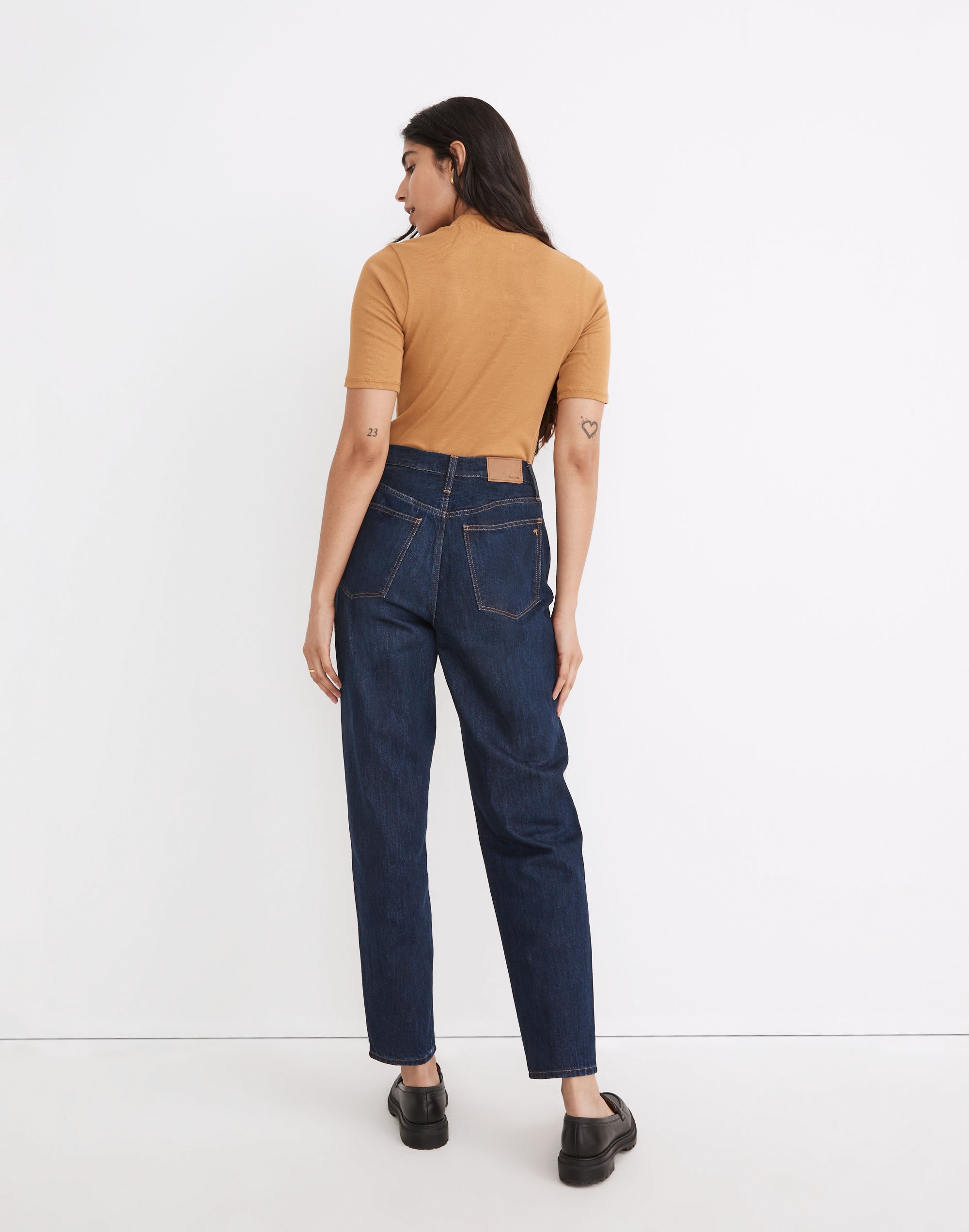 Baggy Tapered Jeans in Dressler Wash