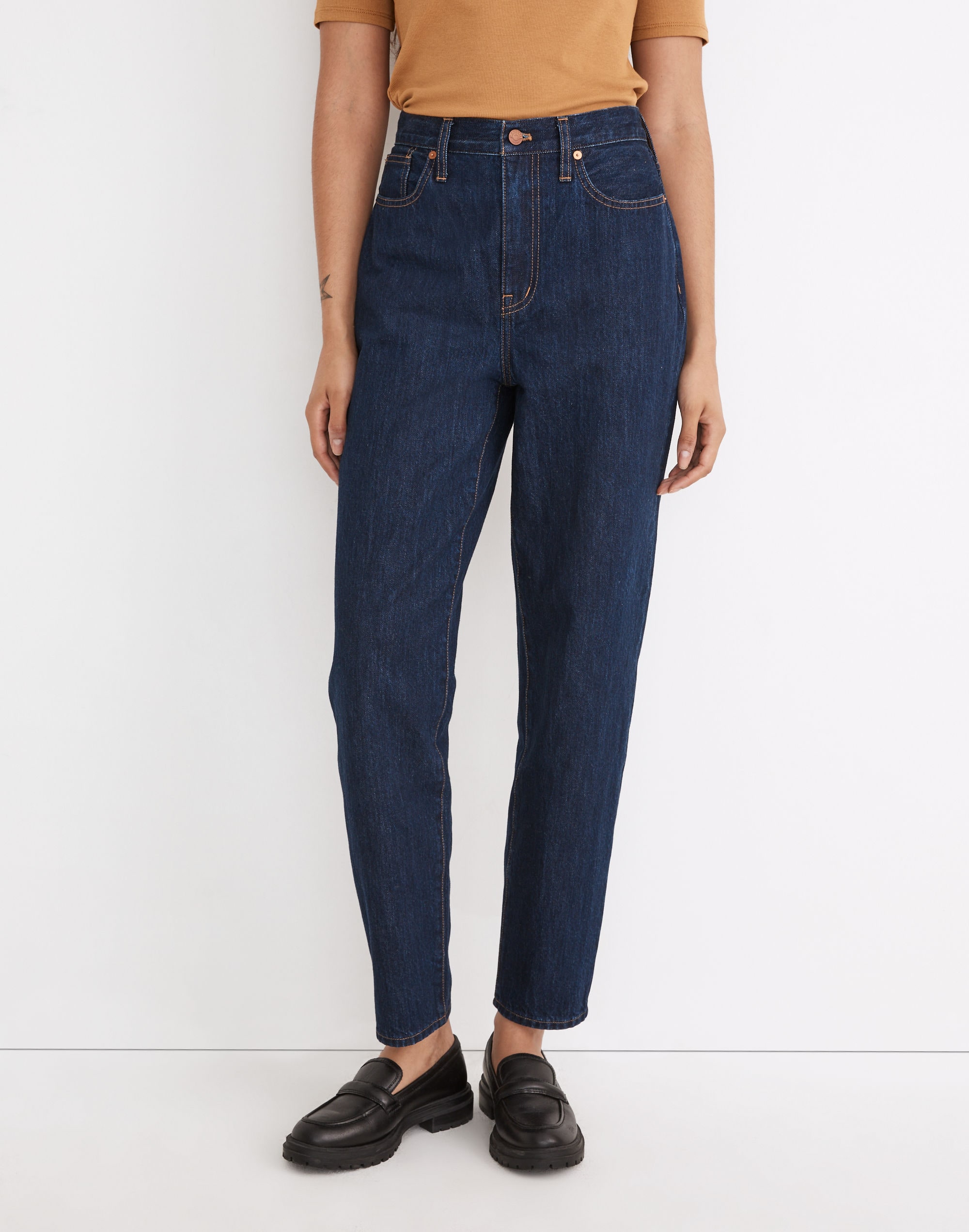 Baggy Tapered Jeans in Dressler Wash