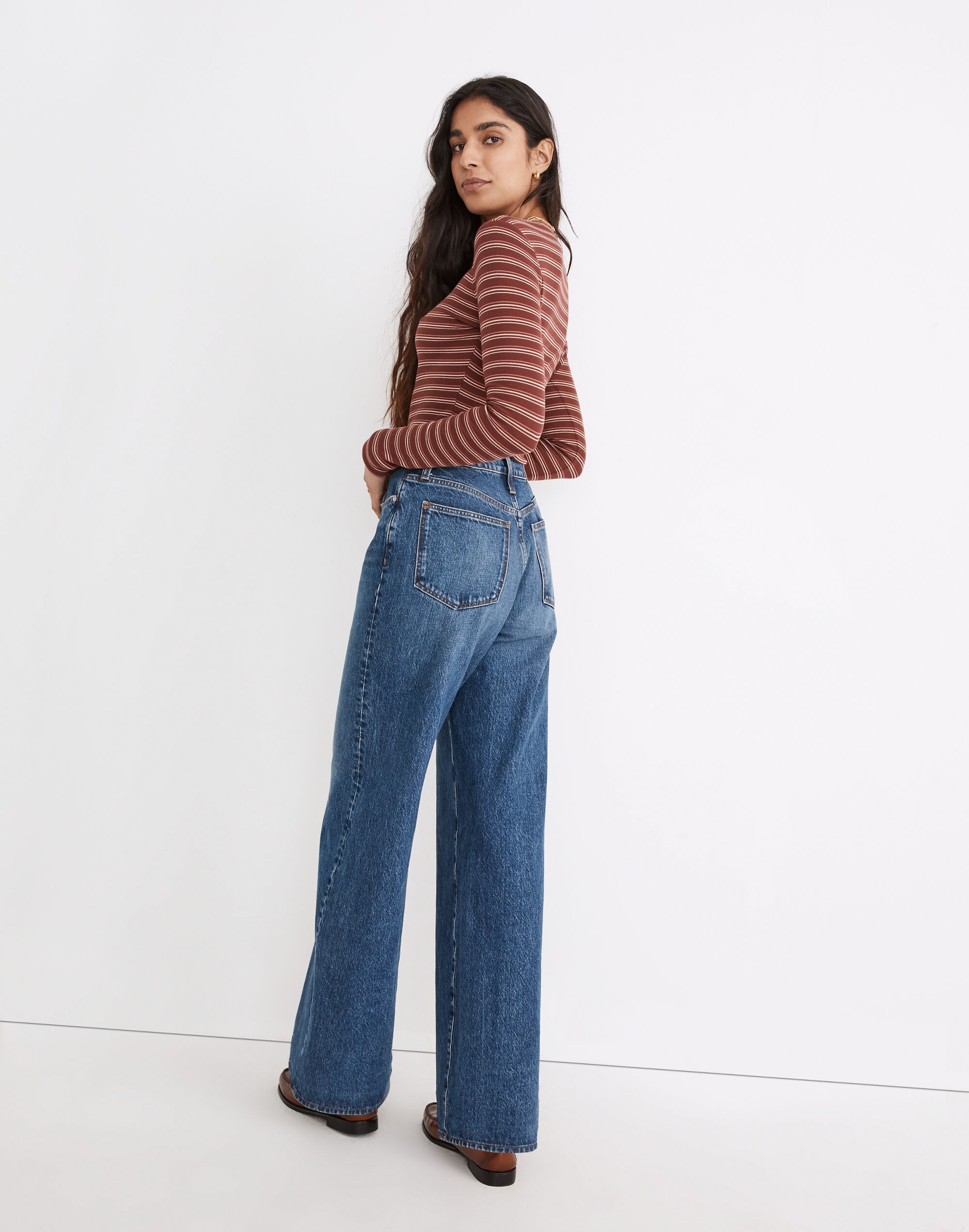 Superwide-Leg Jeans in Desota Wash