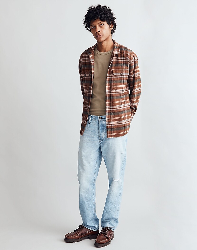 The 1991 Straight-Leg Jeans in Halton Wash: Distressed Edition Product Image