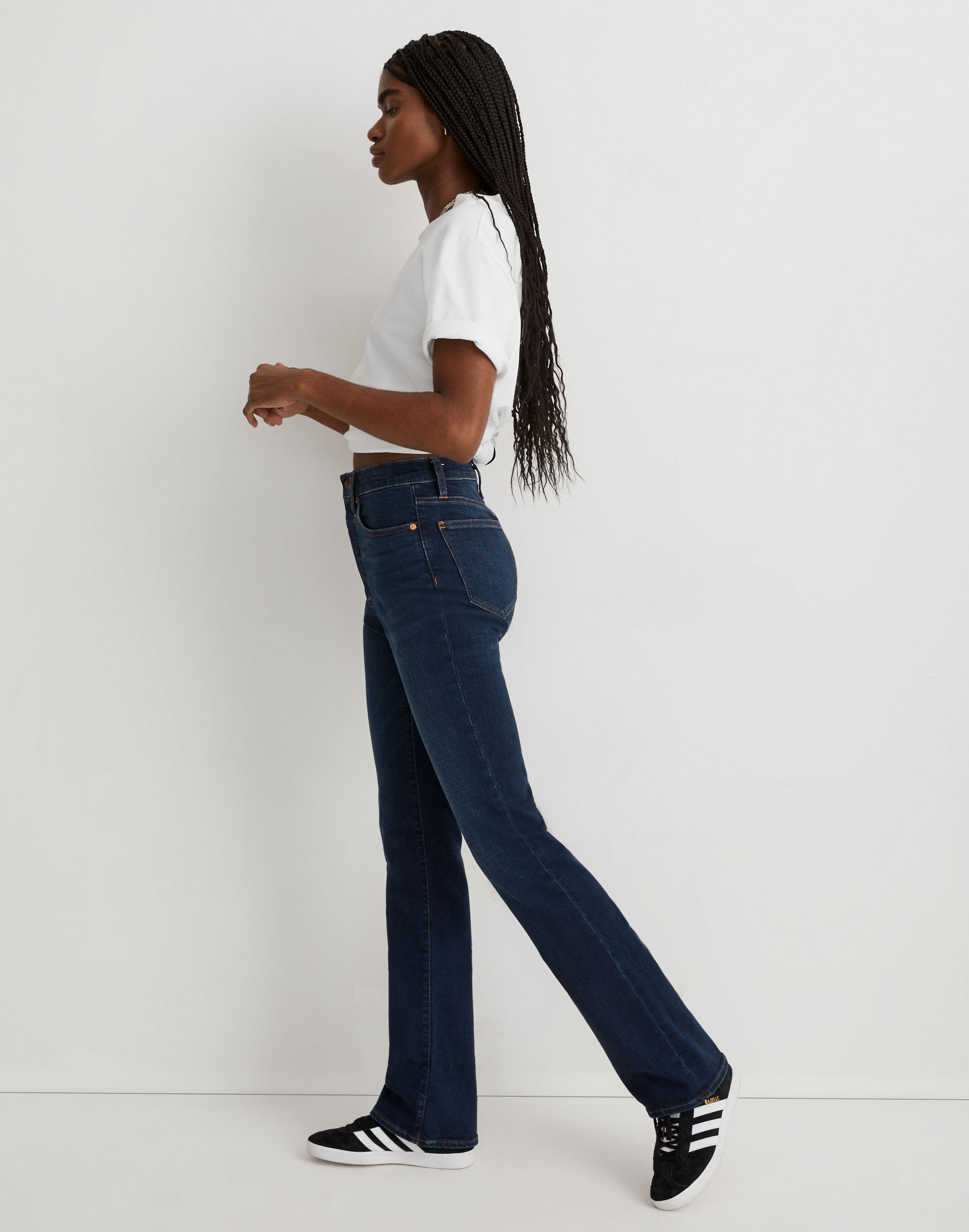 Skinny Flare Jeans in Colleton Wash