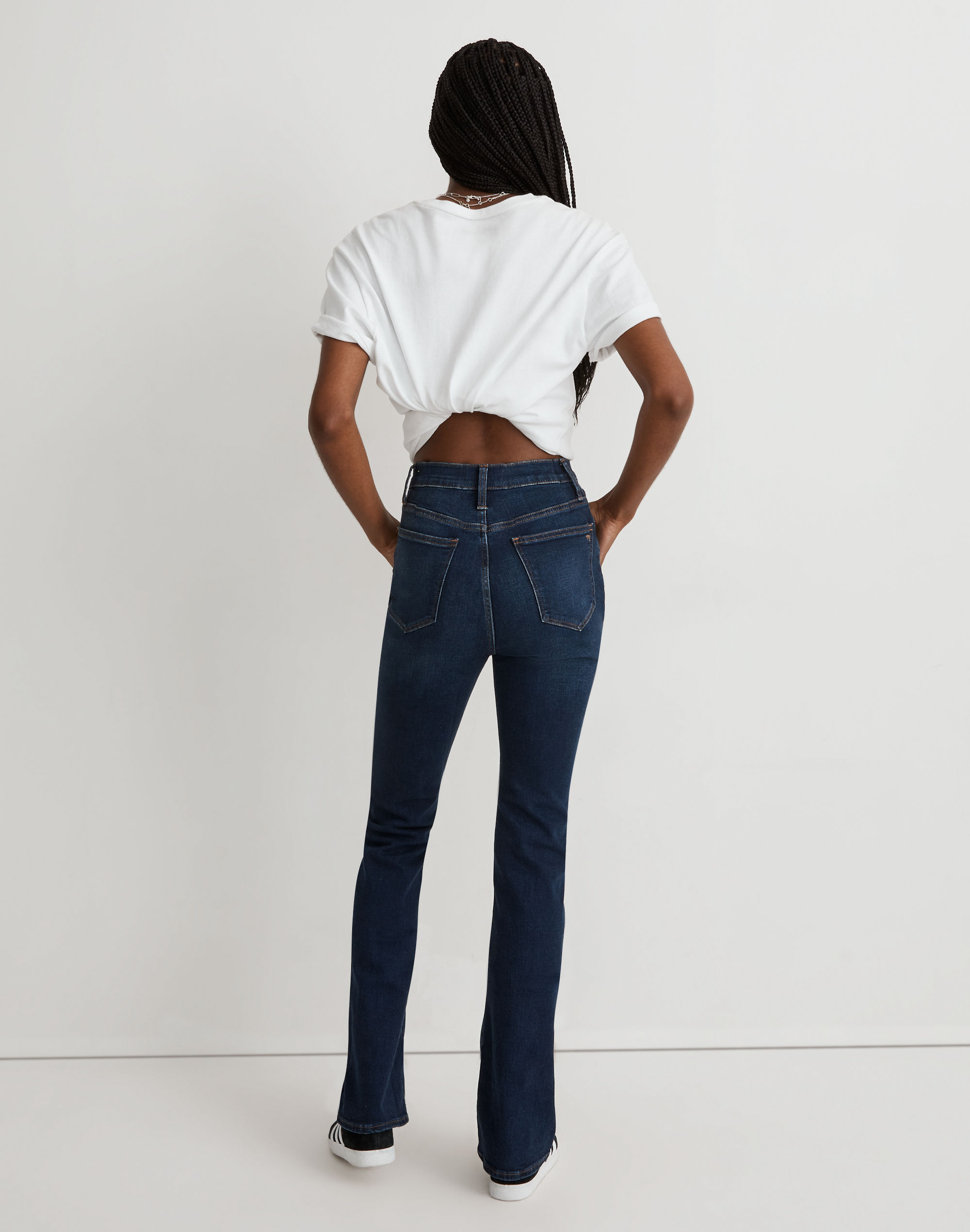 Skinny Flare Jeans in Colleton Wash