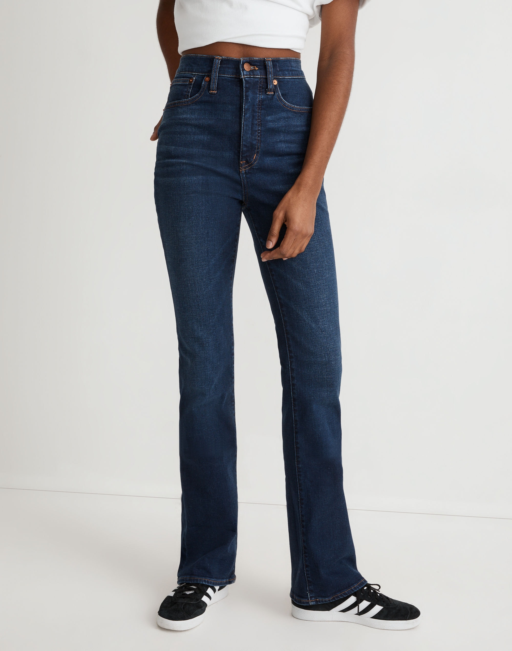 Skinny Flare Jeans in Colleton Wash