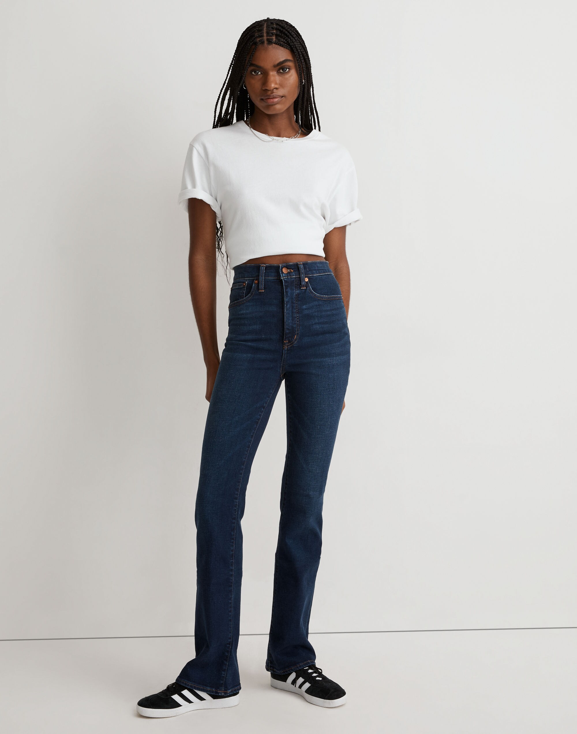 Skinny Flare Jeans in Colleton Wash