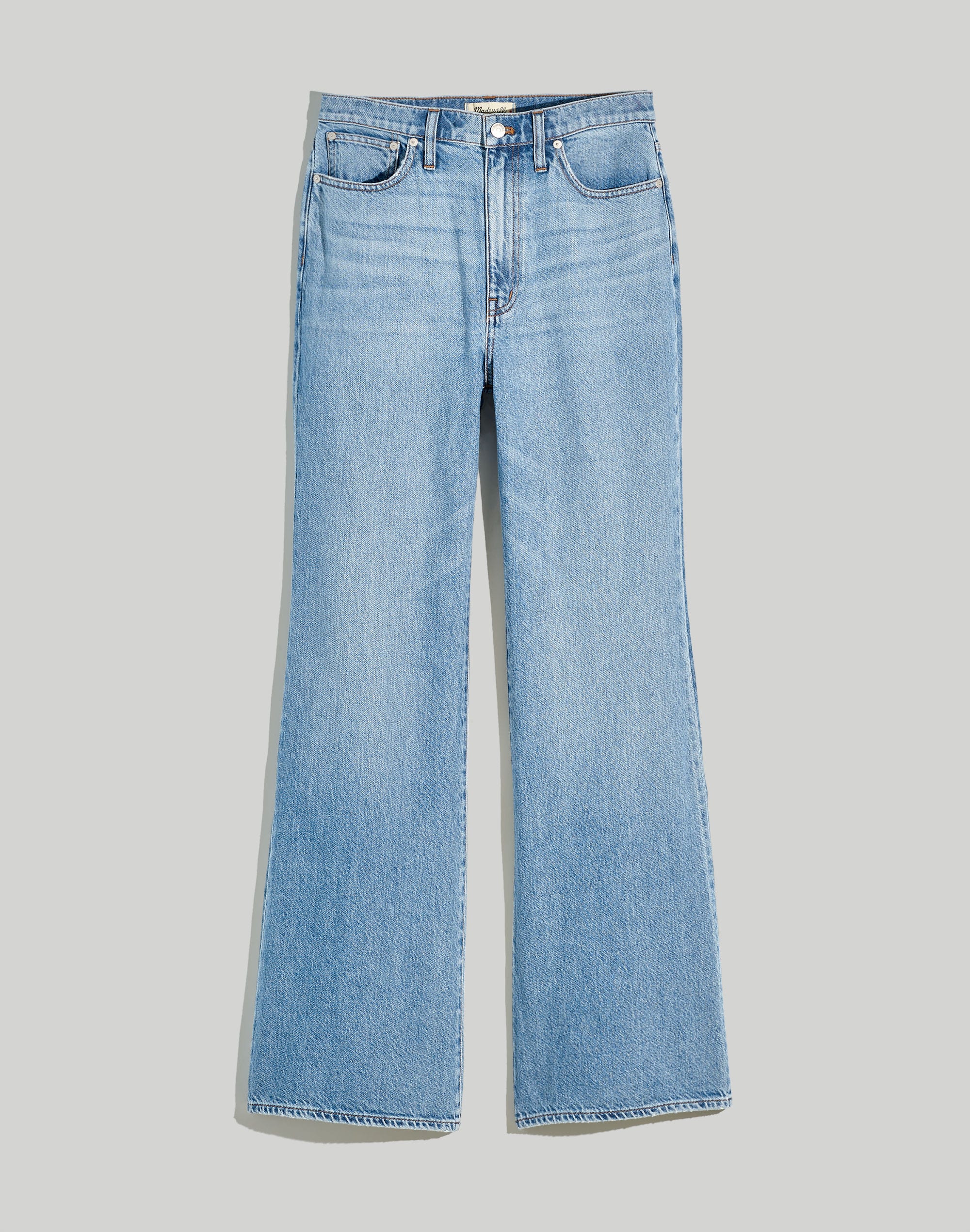 Baggy Flare Jeans in Cantwell Wash