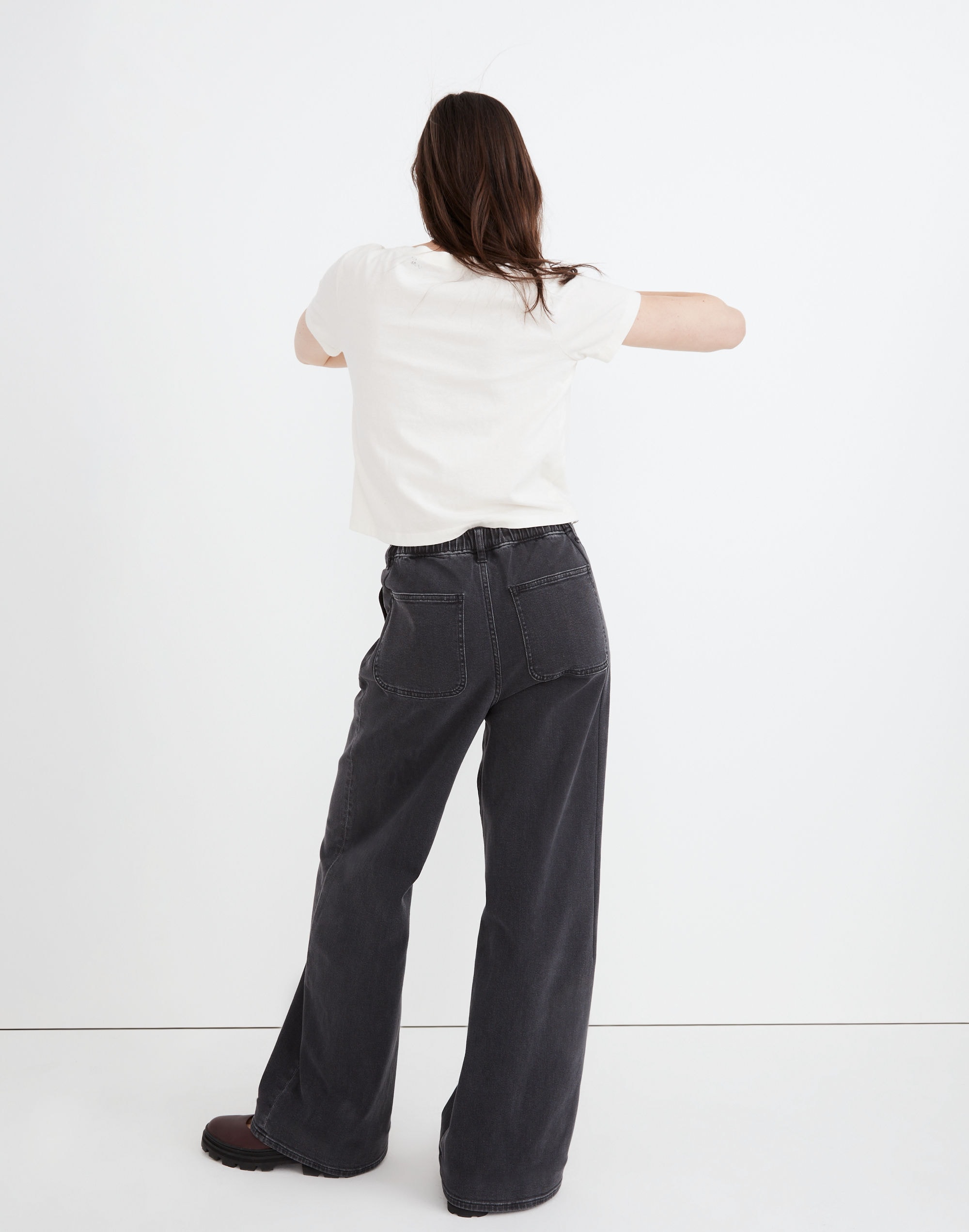 Superwide-Leg Jeans in Bessemer Wash