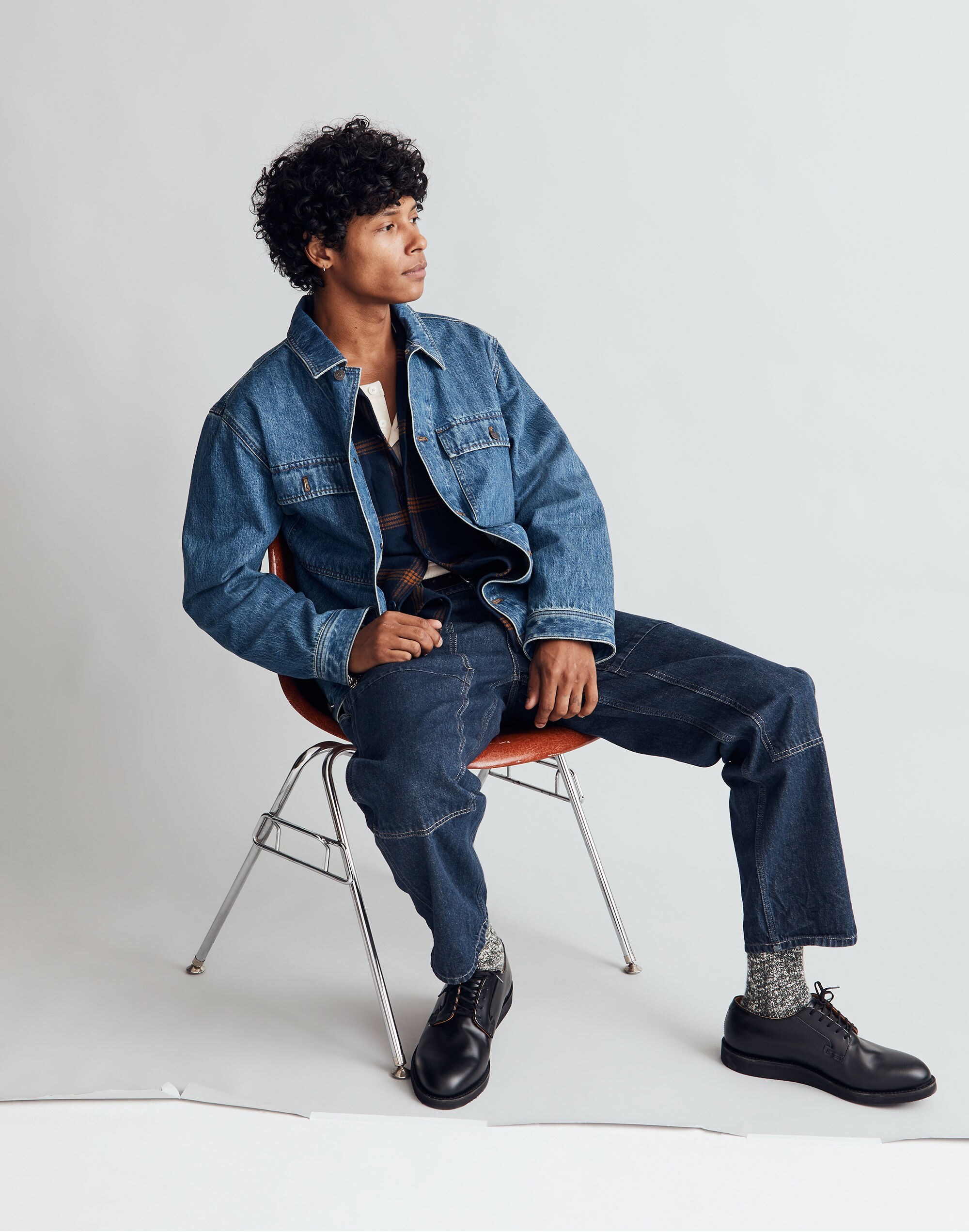 Easy Denim Shirt-Jacket