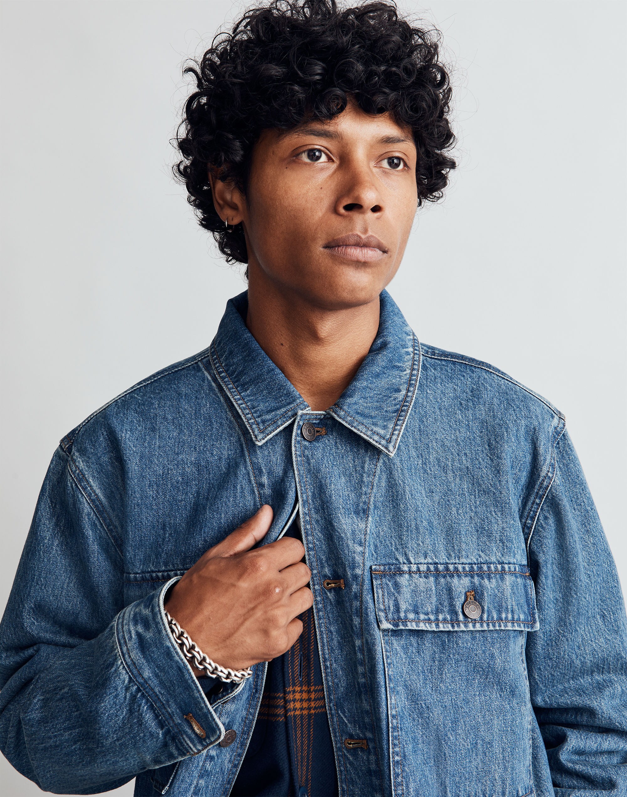 Easy Denim Shirt-Jacket
