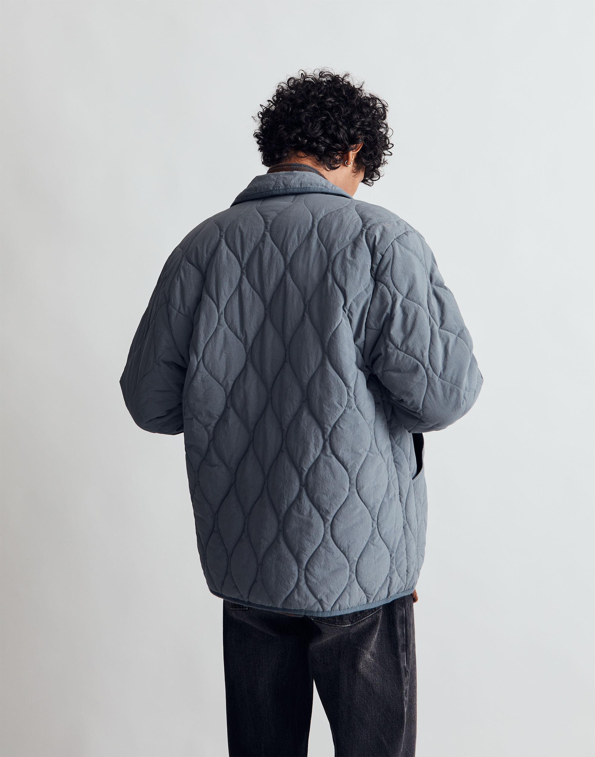 Quilted (Re)sourced Nylon Jacket