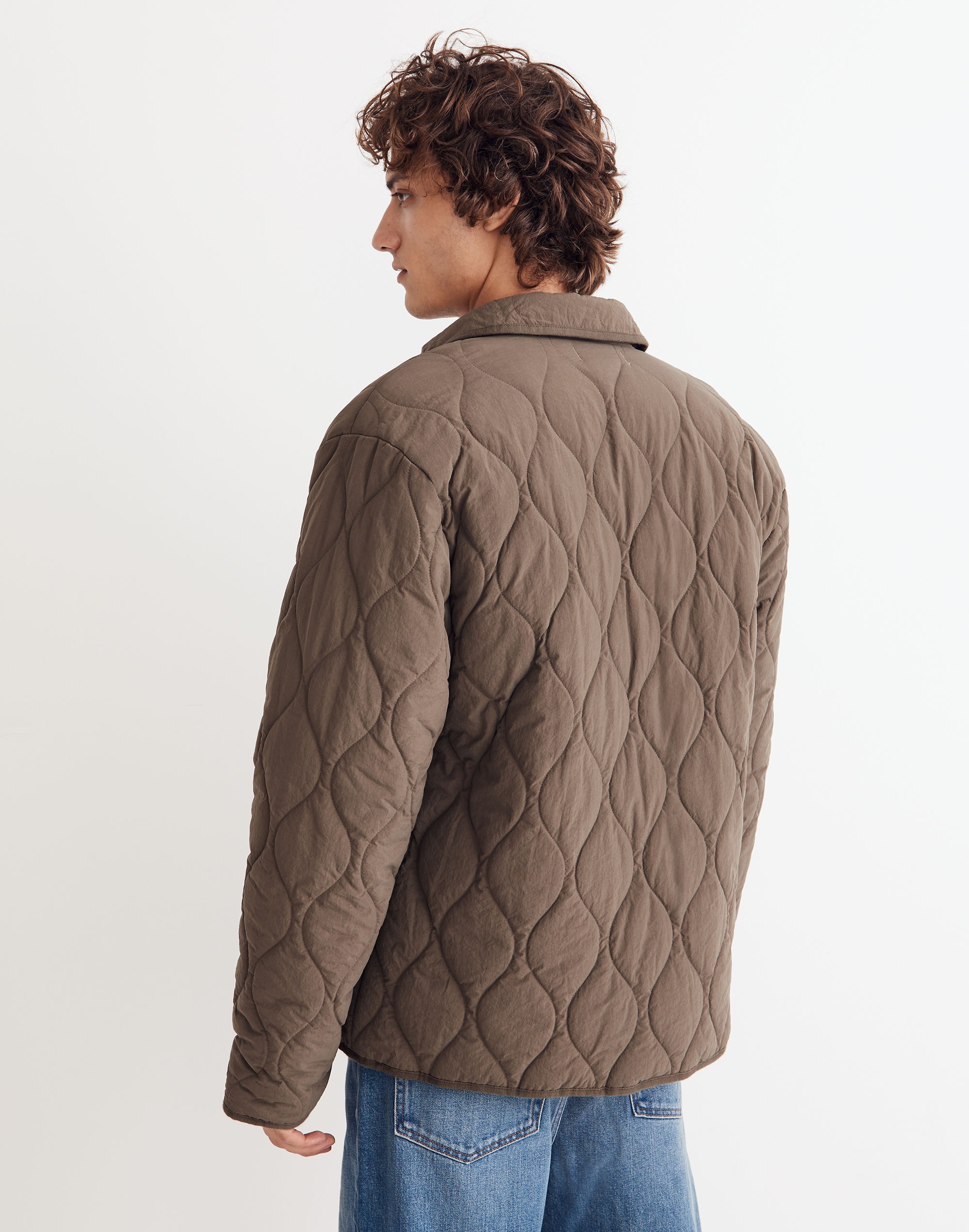 Quilted (Re)sourced Nylon Jacket