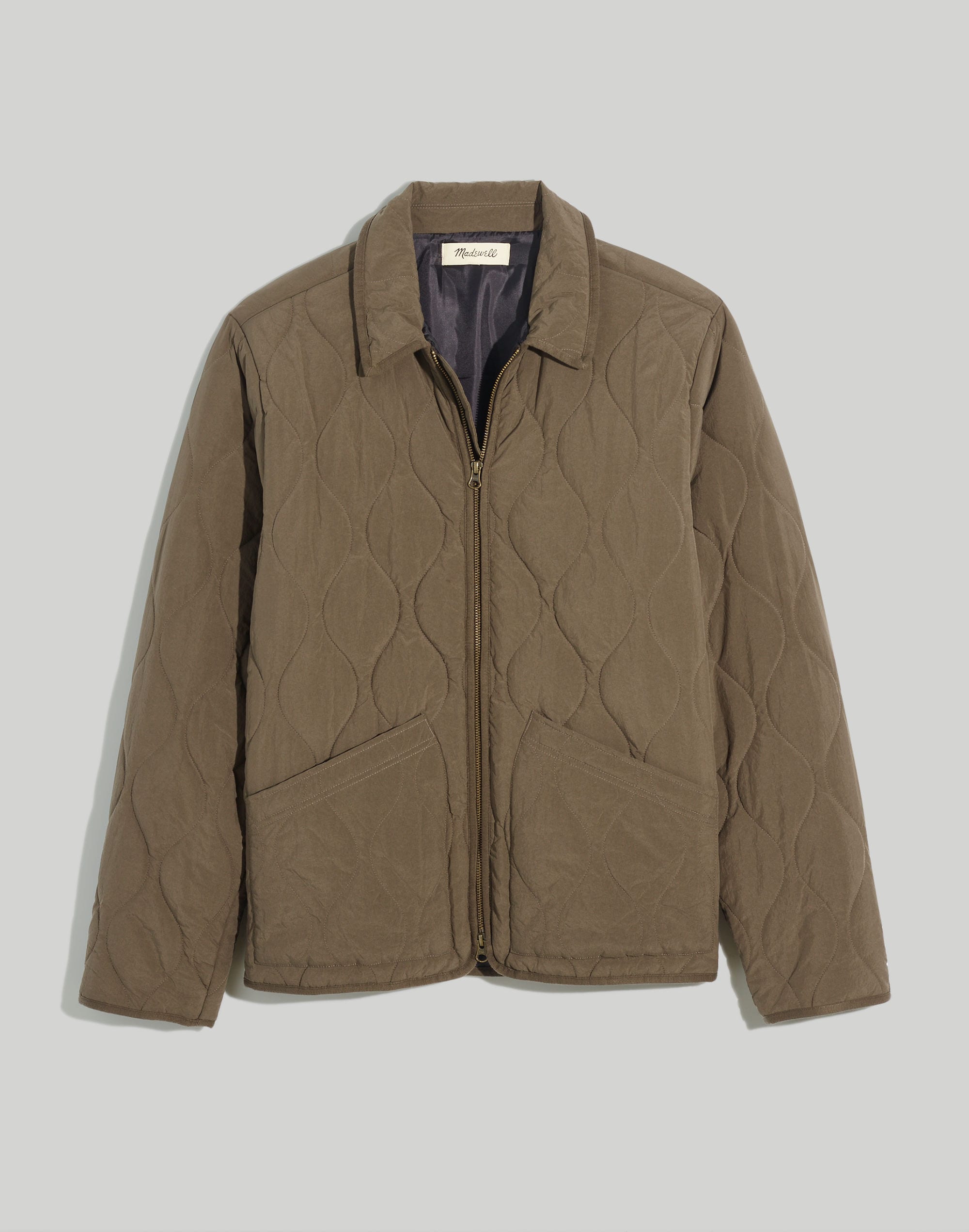 Quilted (Re)sourced Nylon Jacket