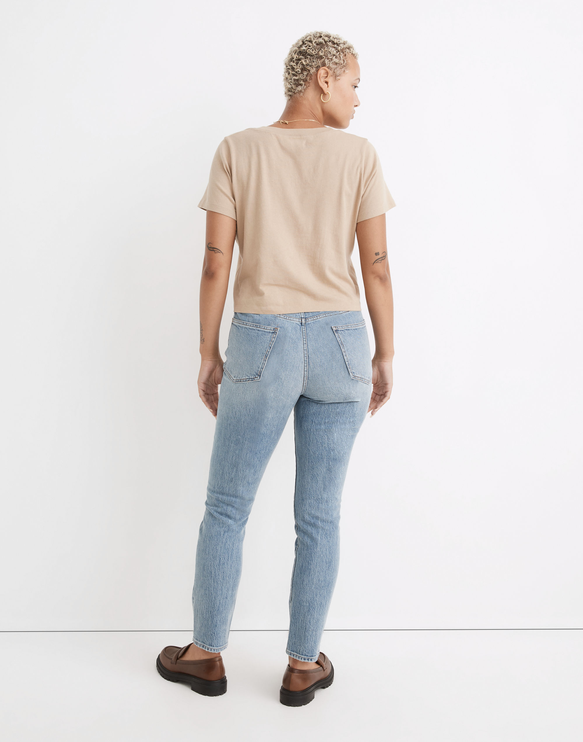 The Petite Curvy Perfect Vintage Jean in Heathcote Wash