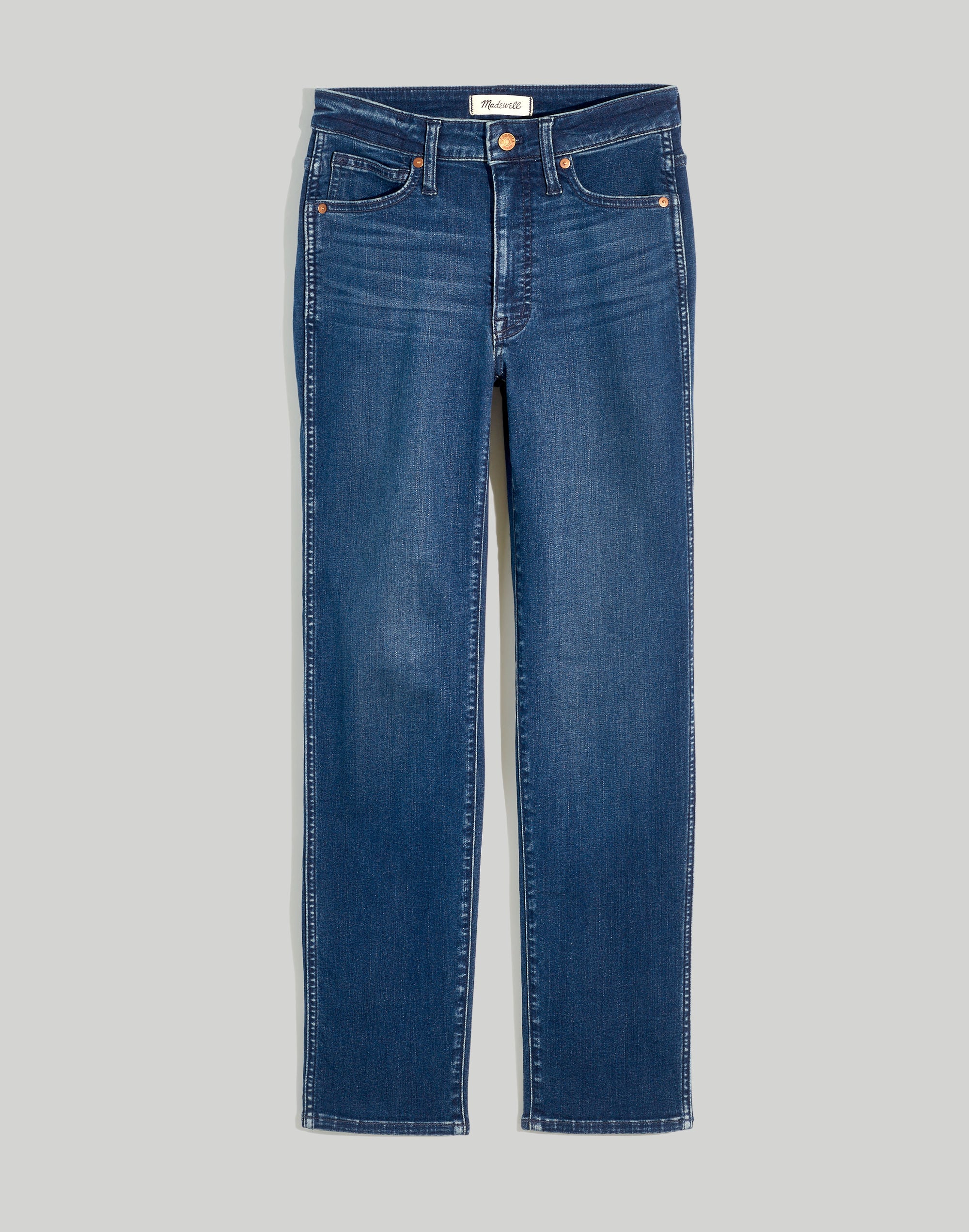 Petite Curvy Stovepipe Jeans in Dahill Wash