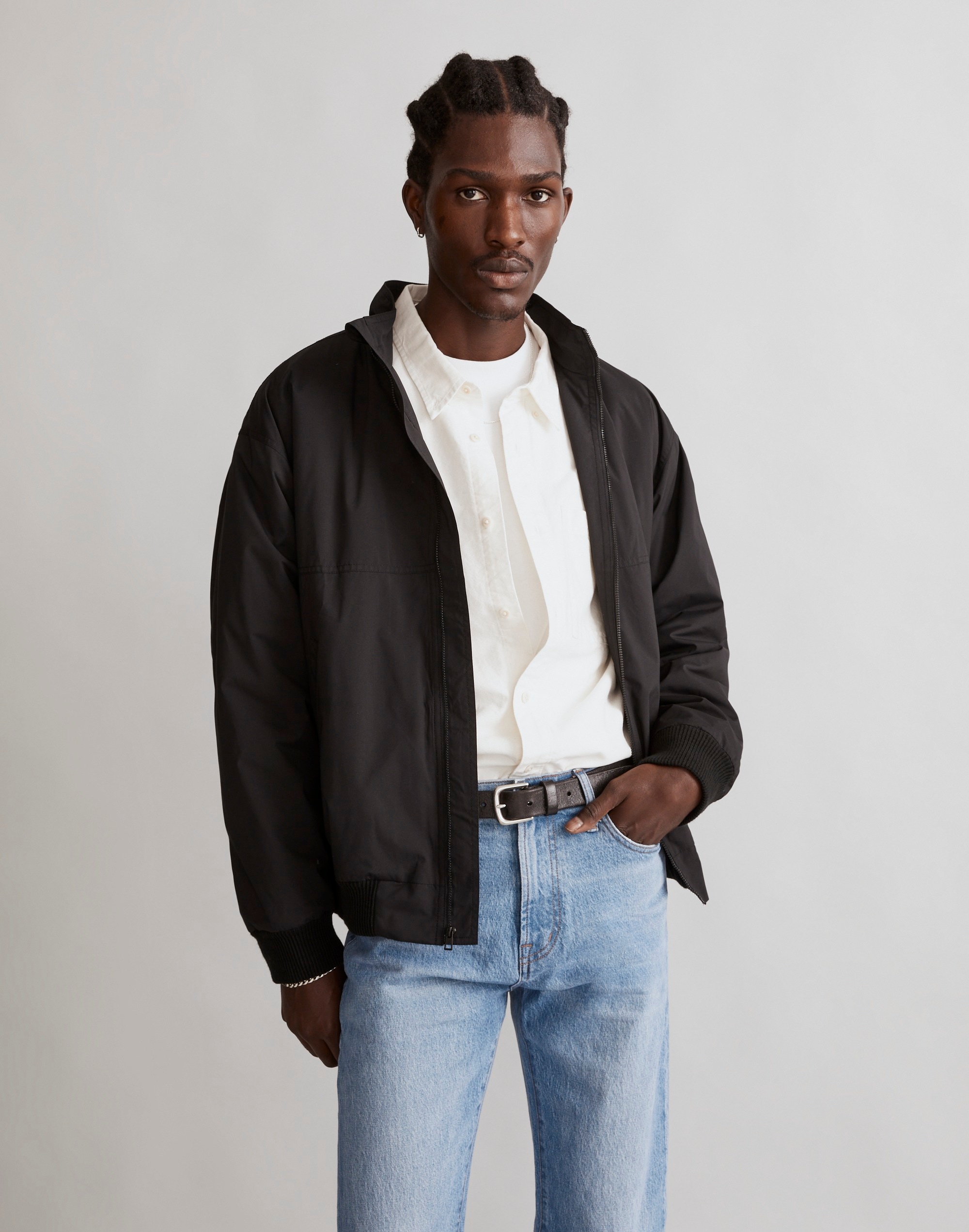 Fleece-Lined Bomber Jacket