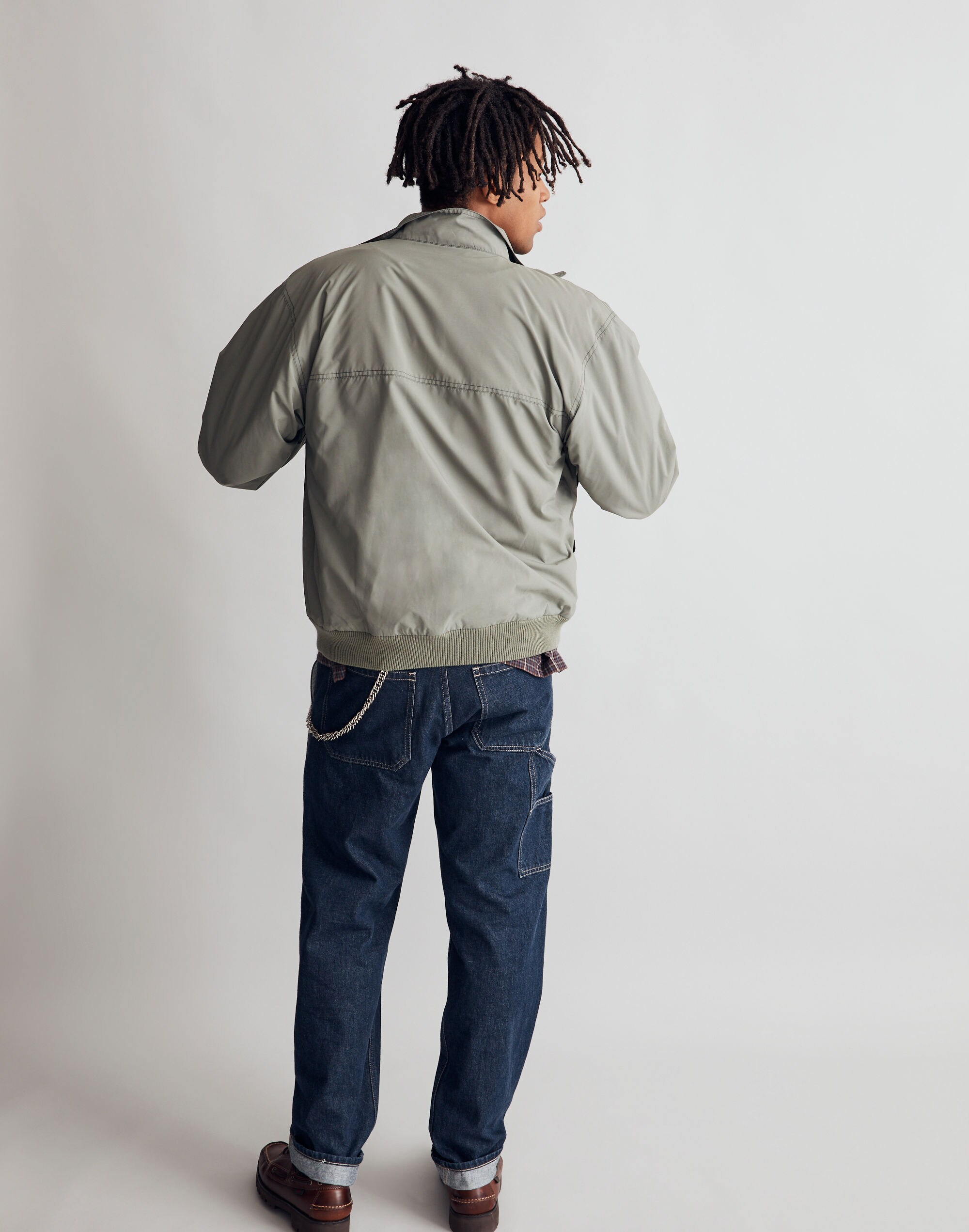 Fleece-Lined Bomber Jacket